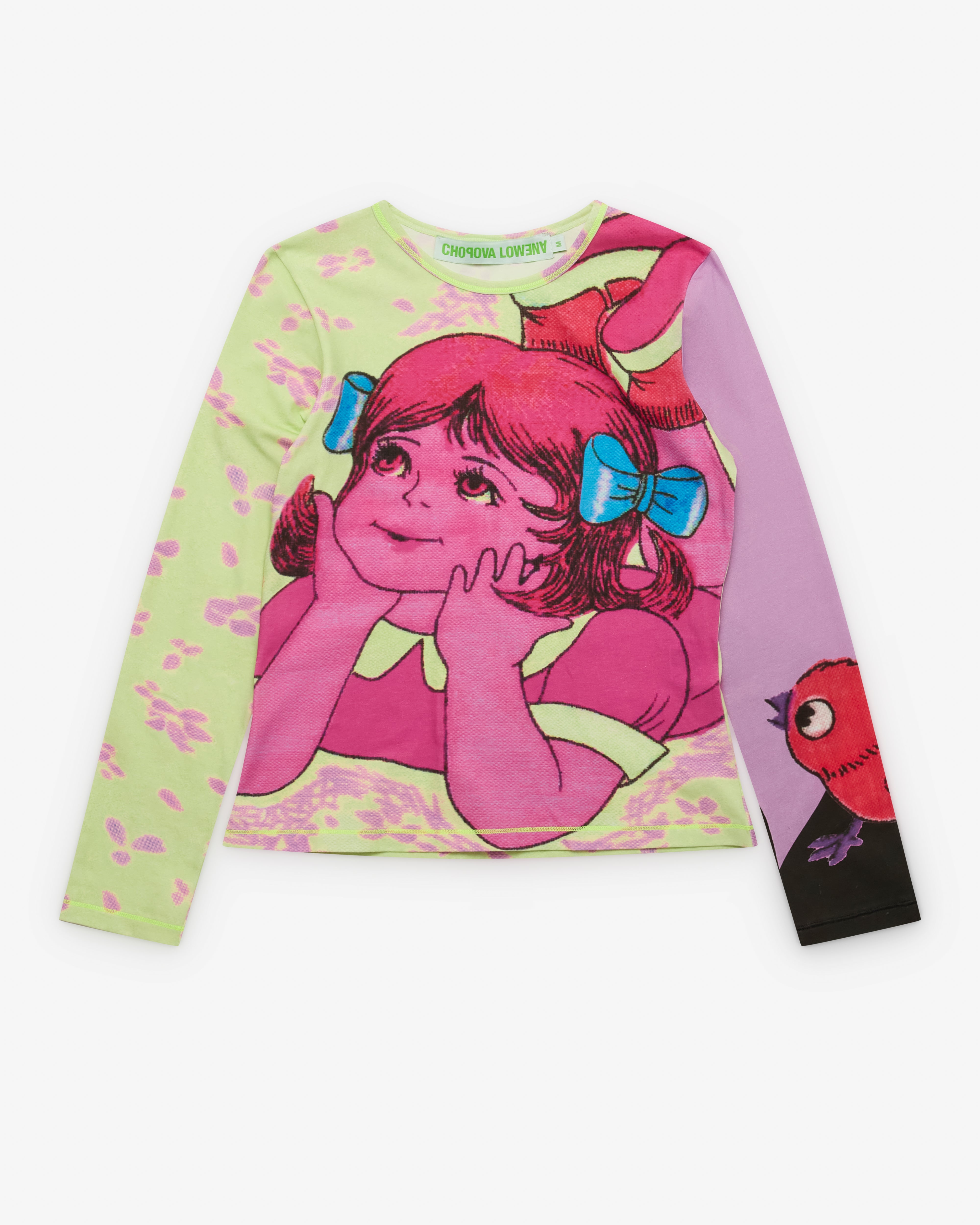 Chopova Lowena: Women's Daydream Fitted Jersey Top (Multi) | DSML