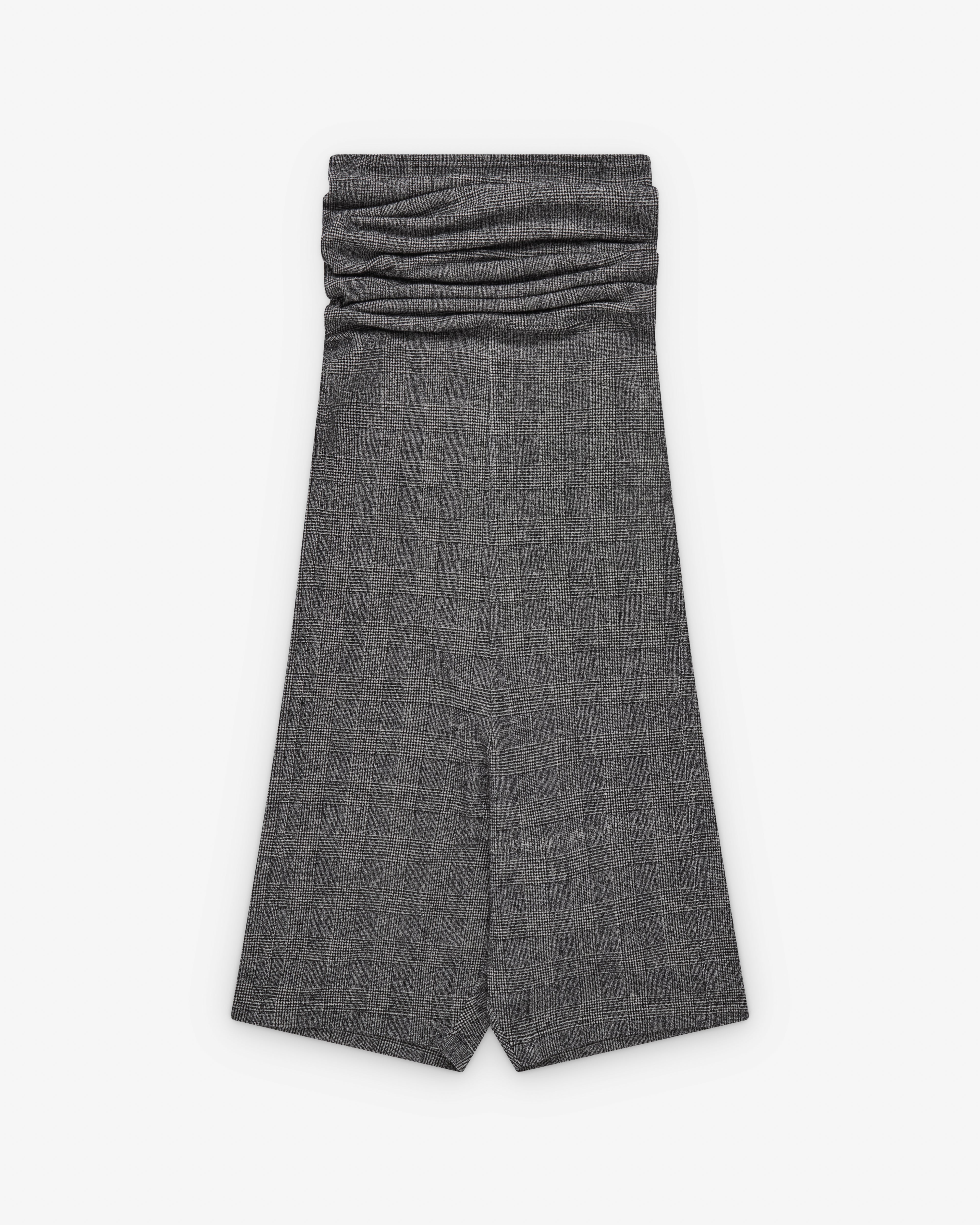 Junya Watanabe: Women's Glen Check Hight Waist Trousers (Black