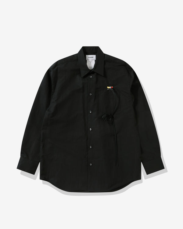 Doublet - Men's RCA Cable Embroidery Shirt - (Black)