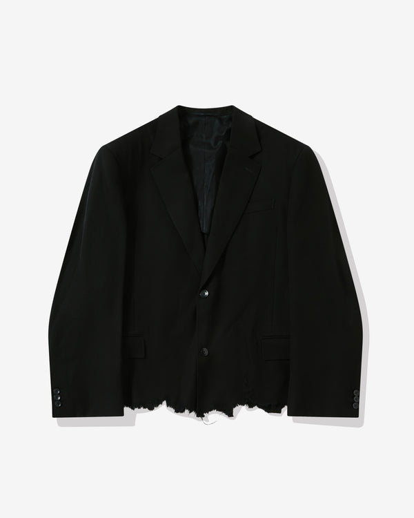 Doublet - Men's Cut-Off Oversized Tailored Jacket - (Black)