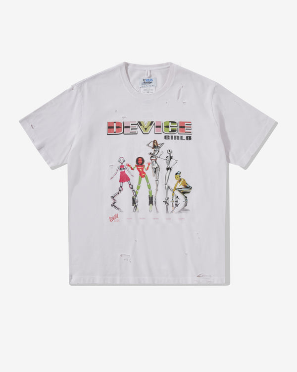 Doublet - x PZ Today Men's Device Girls T-Shirt - (White)