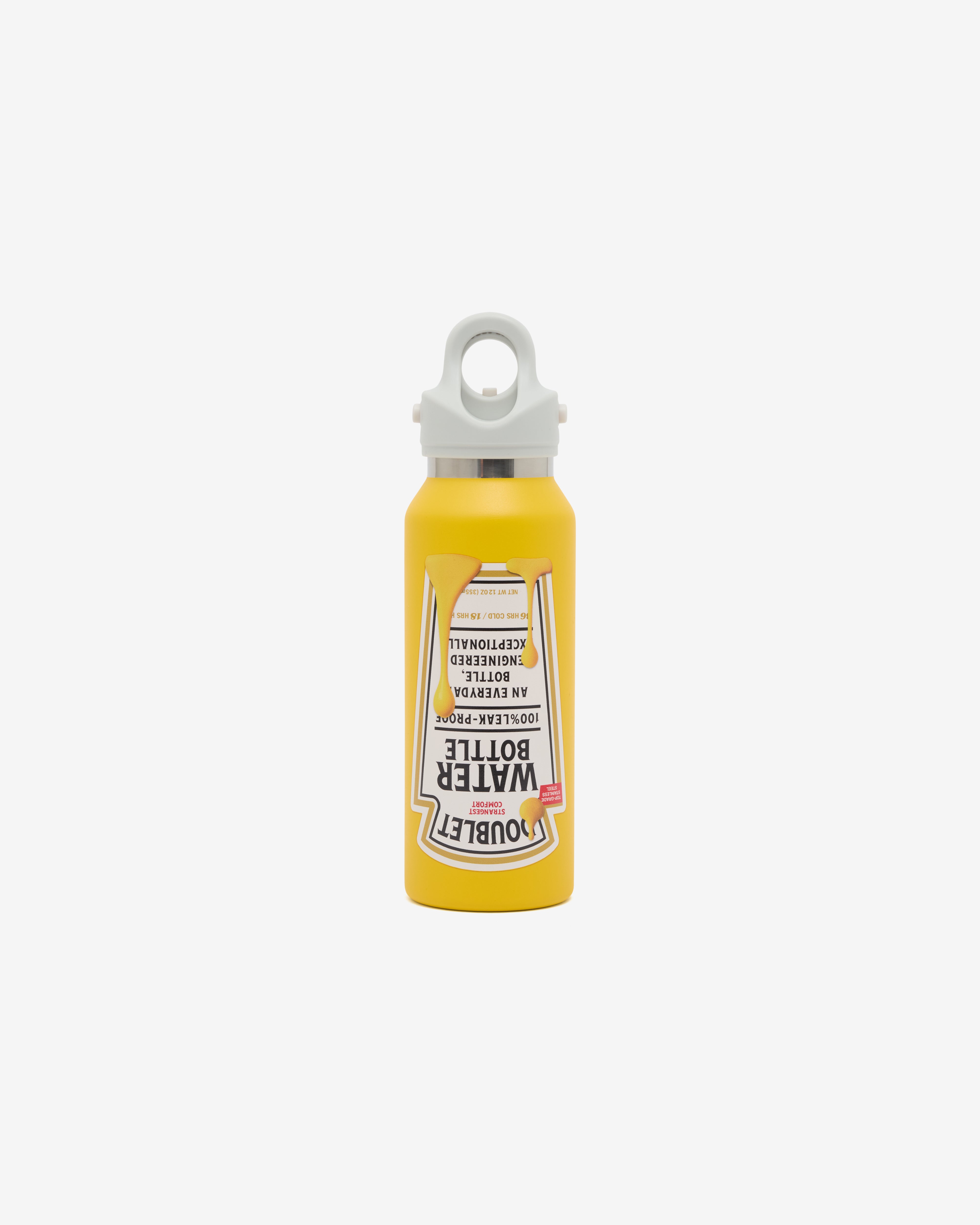 Doublet: Men's Fridge Style Water Bottle (Mustard) | DSML E-SHOP