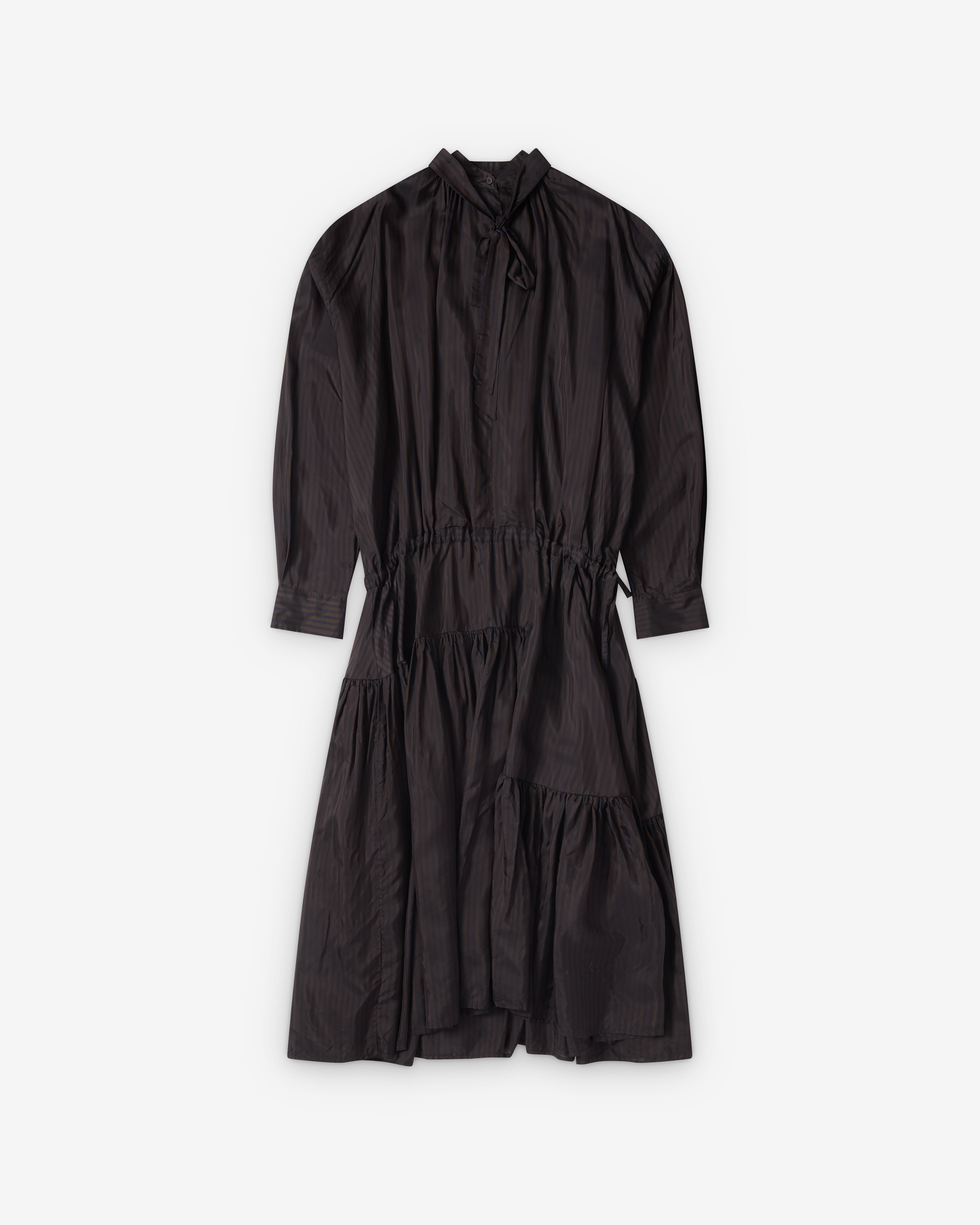 Dries Van Noten : Women's Denvy Dress (Dark Brown) | Dover Street