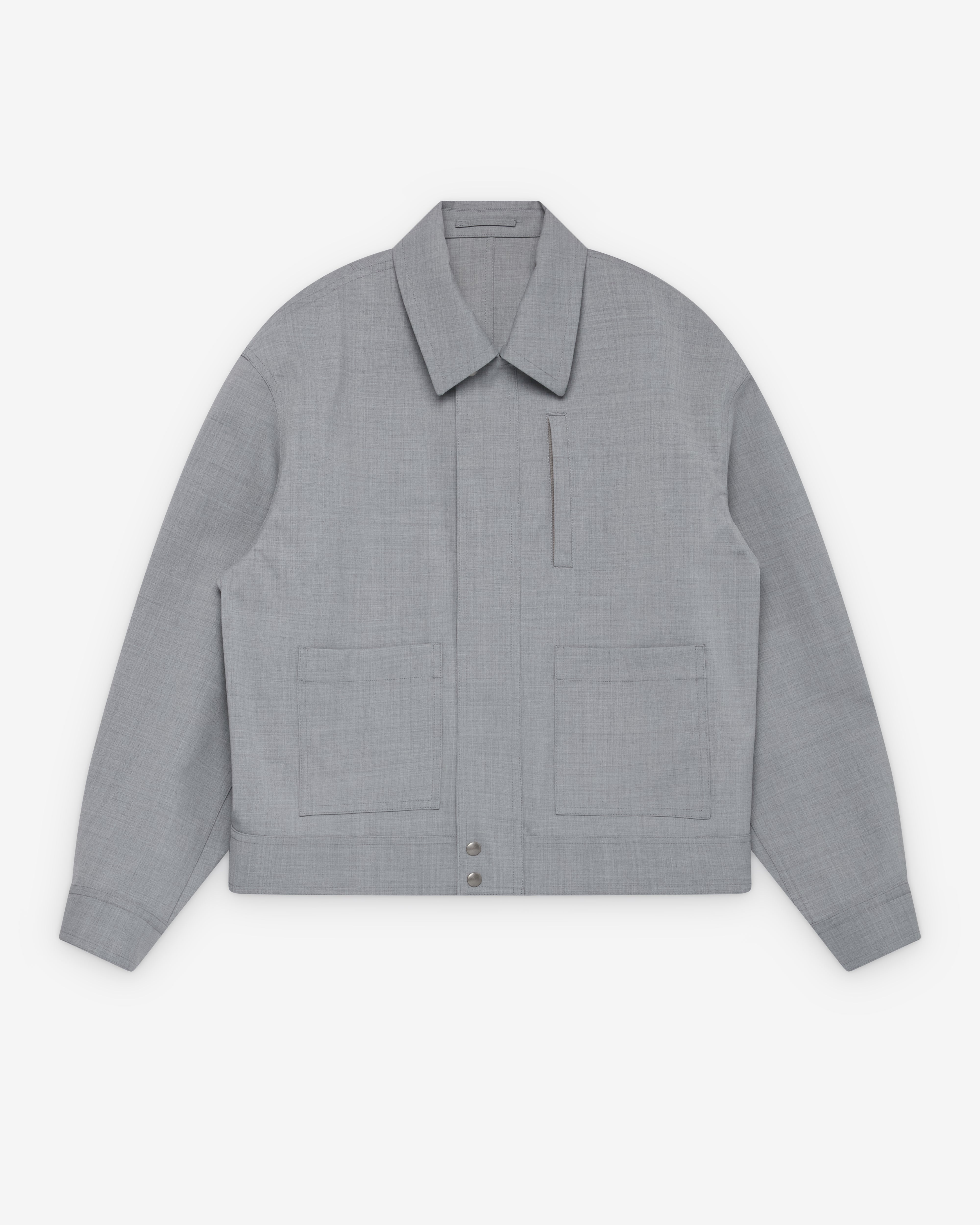 Dries Van Noten: Men's Tone Jacket (Grey) | Dover Street Market London