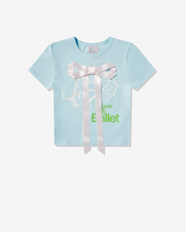 Heaven by Marc Jacobs - Sandy Liang Women's Ribbon Baby T-Shirt - (Light Blue)