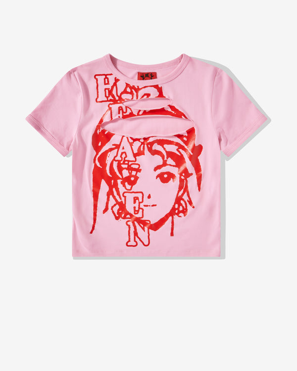 Heaven By Marc Jacobs - Women's Princess Slashed Baby Tee - (Pink)