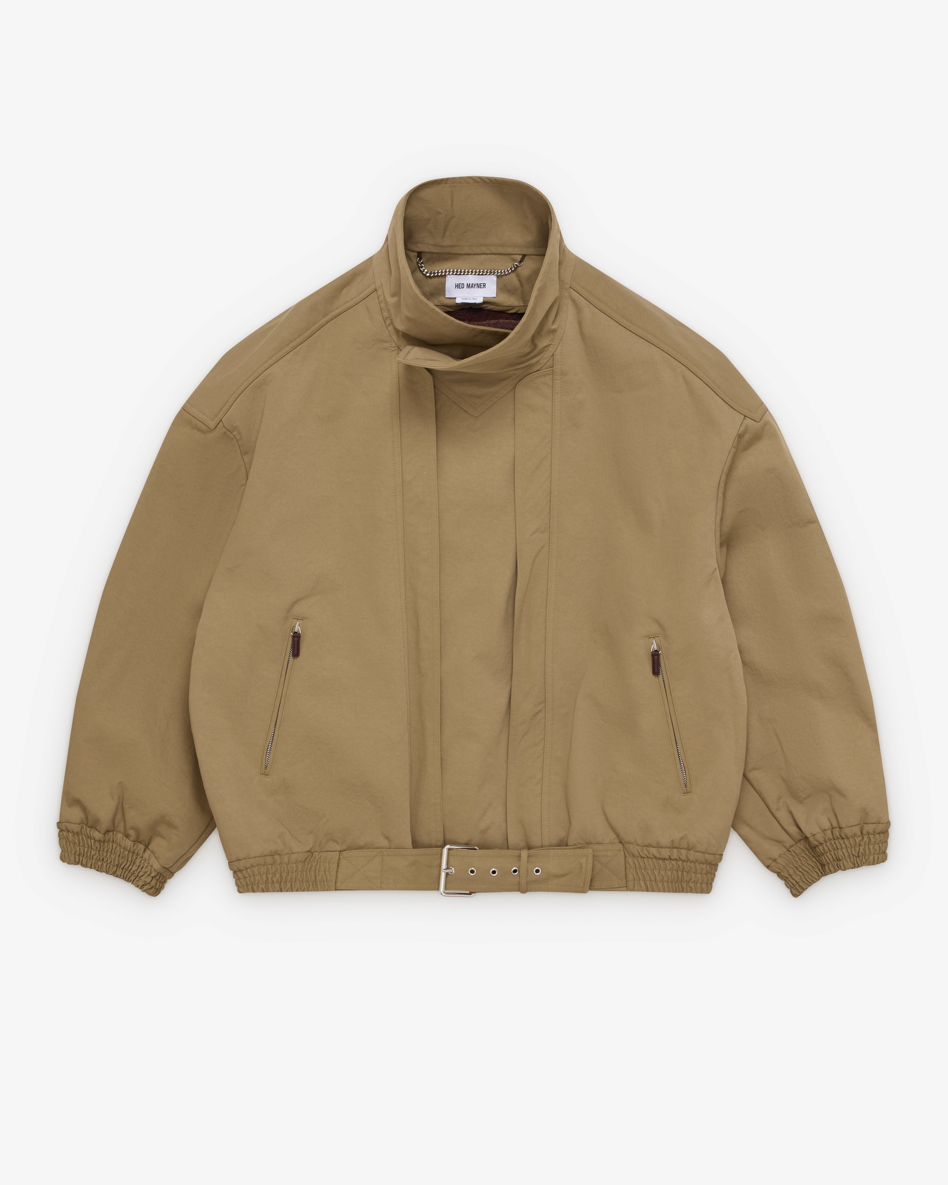 Hed Mayner: Men's Oversized Bomber (Khaki) | Dover Street Market