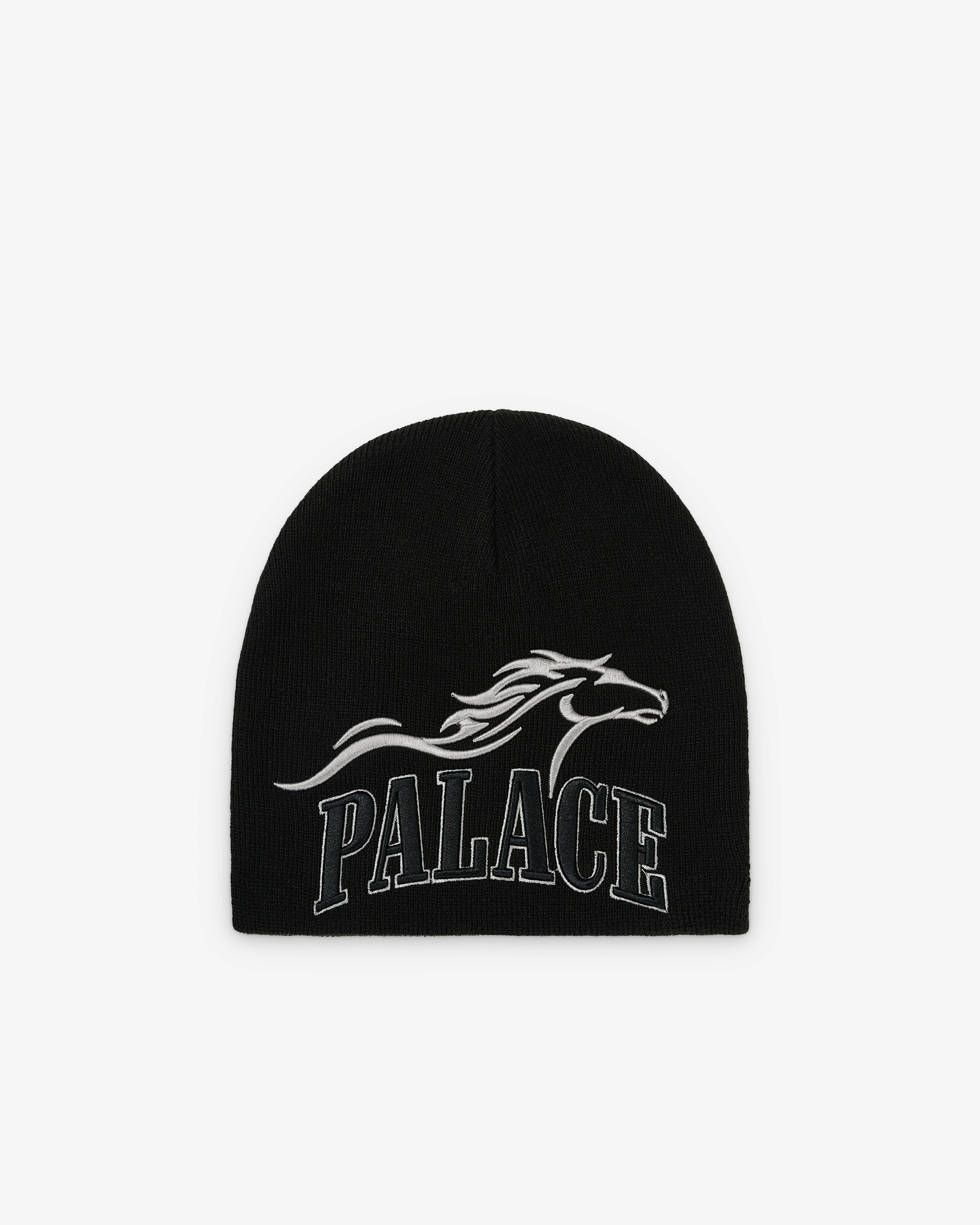 Palace: Horsepower Nein Cuff Beanie (Black) | DSML E-SHOP