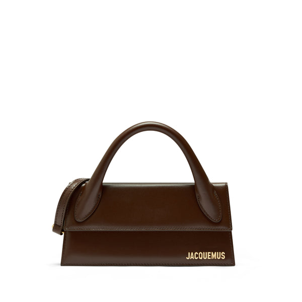 Jacquemus - Women’s Le Chiquito Long Top Handle Bag - (Midnight Brown)
