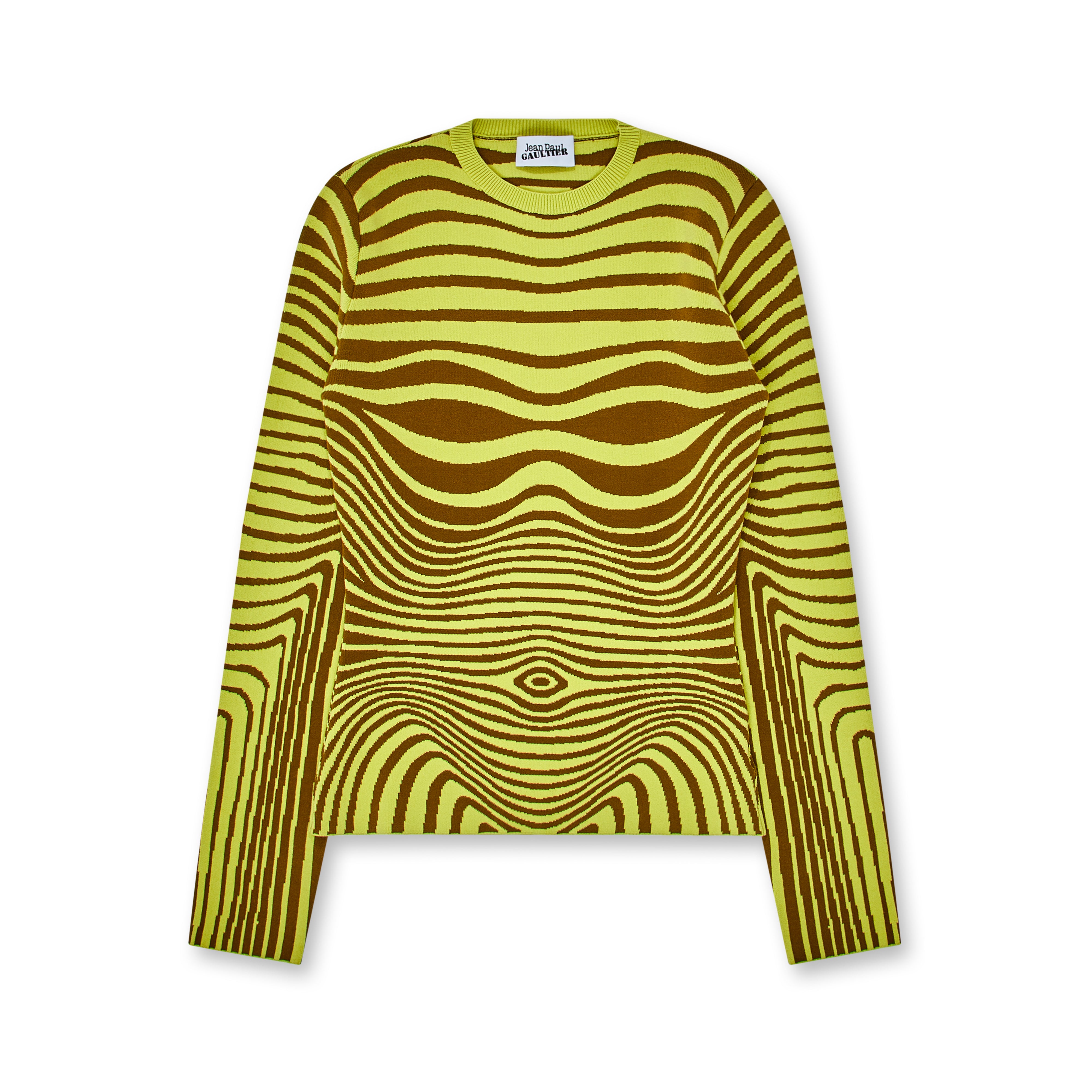 Jean Paul Gaultier: Women's Printed Morphing Stripe Body Top