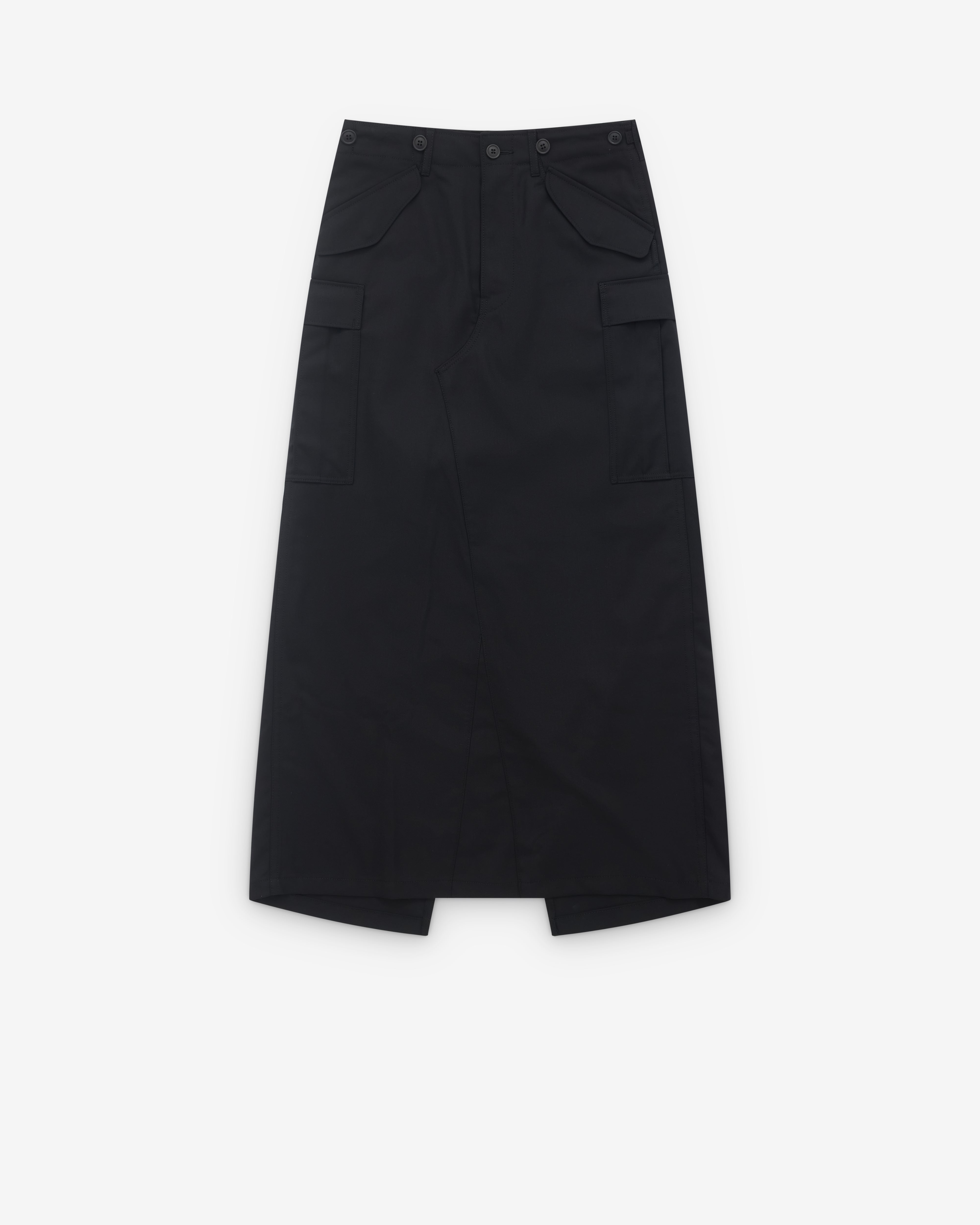 2019aw JUNYA WATANABE 吊りスカート JUNYA WATANABE（ジュンヤワタナベ）ひざ丈スカート 黒 サイズ:XS