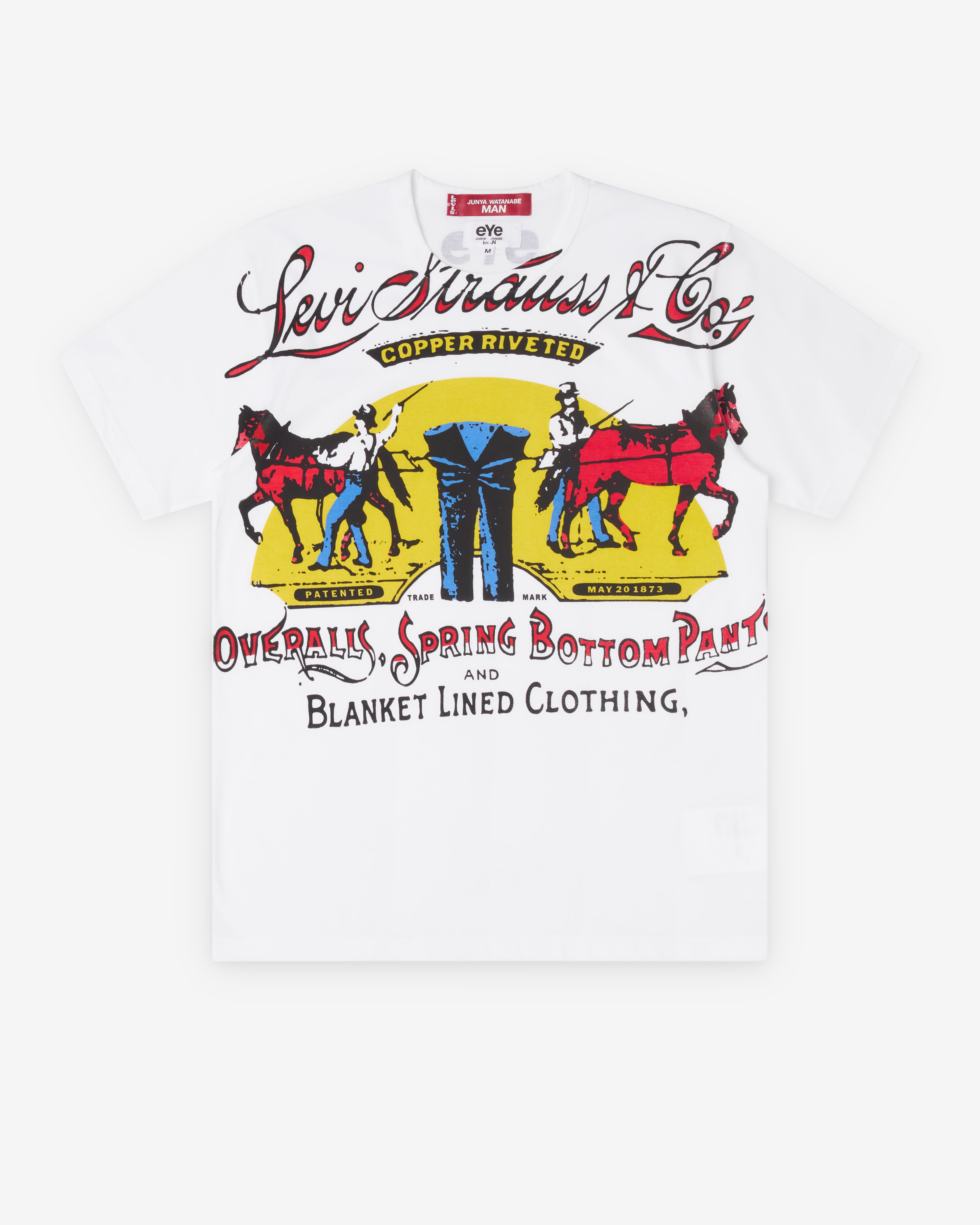 Levi’s × eye junya watanabe man EYE Junya Watanabe Man: Men's Levi's T-Shirt (White) | Dover