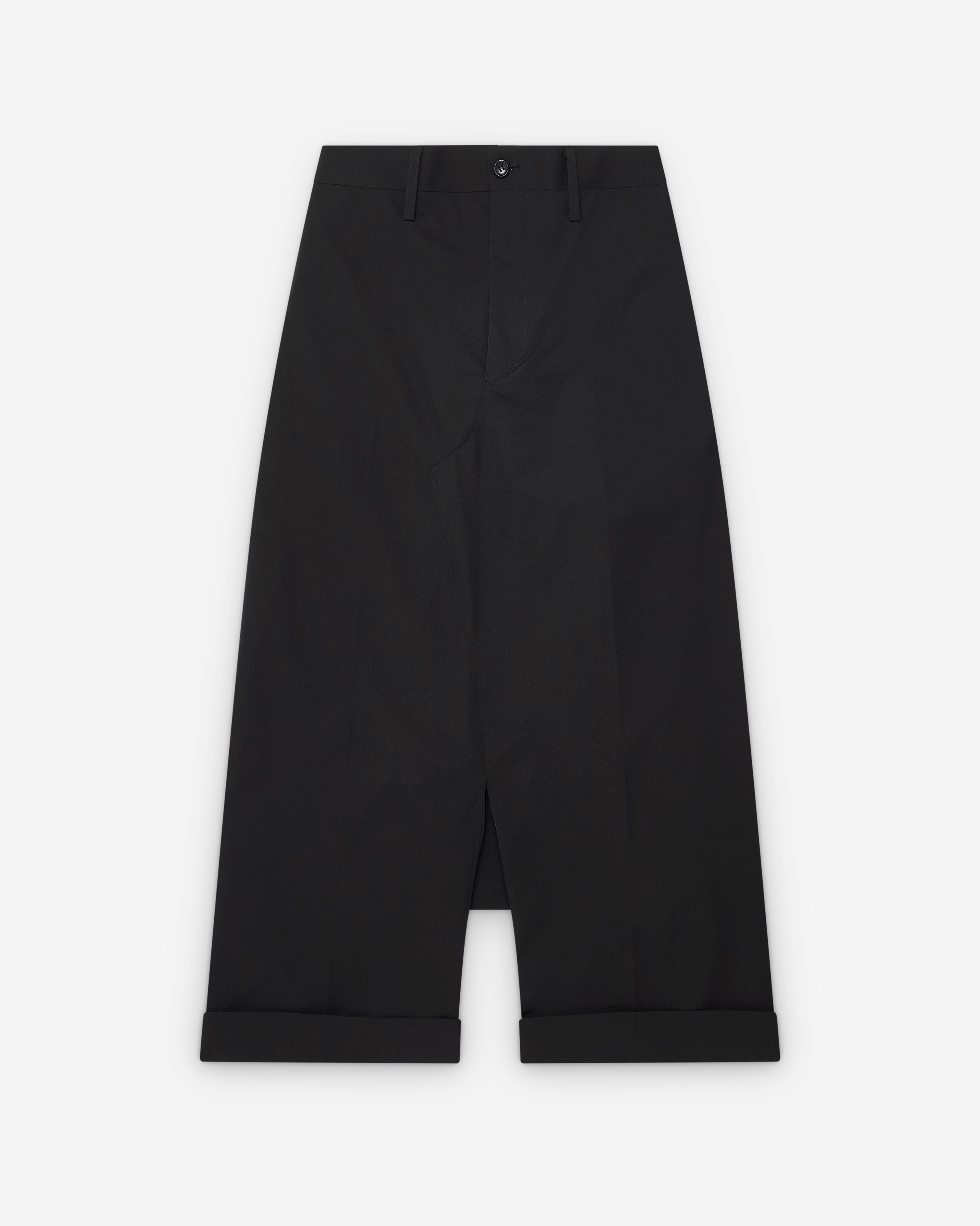 Junya Watanabe Wide Slacks ヴィンテージ Junya Watanabe: Women's Wide Leg Pleated Trousers (Black) | Dover