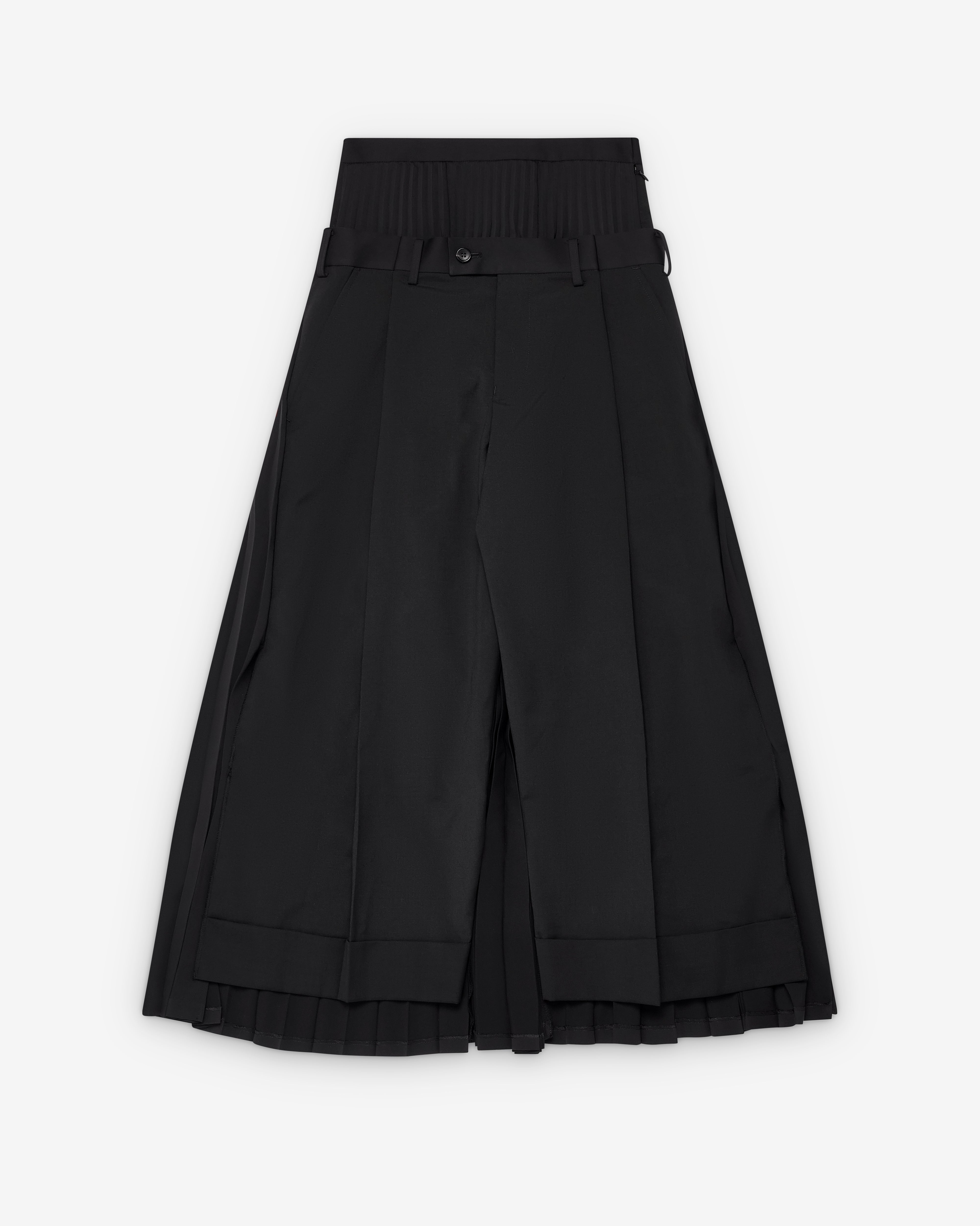 レア JUNYA WATANABE Skirt 12FW XS size Junya Watanabe: Women's Overlay Skirt (Black) | Dover Street