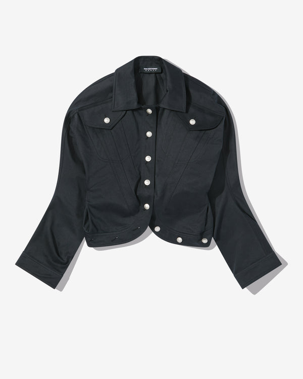 Kiko Kostadinov - Women's Apollinaire Cropped Jacket - (Sable Black)