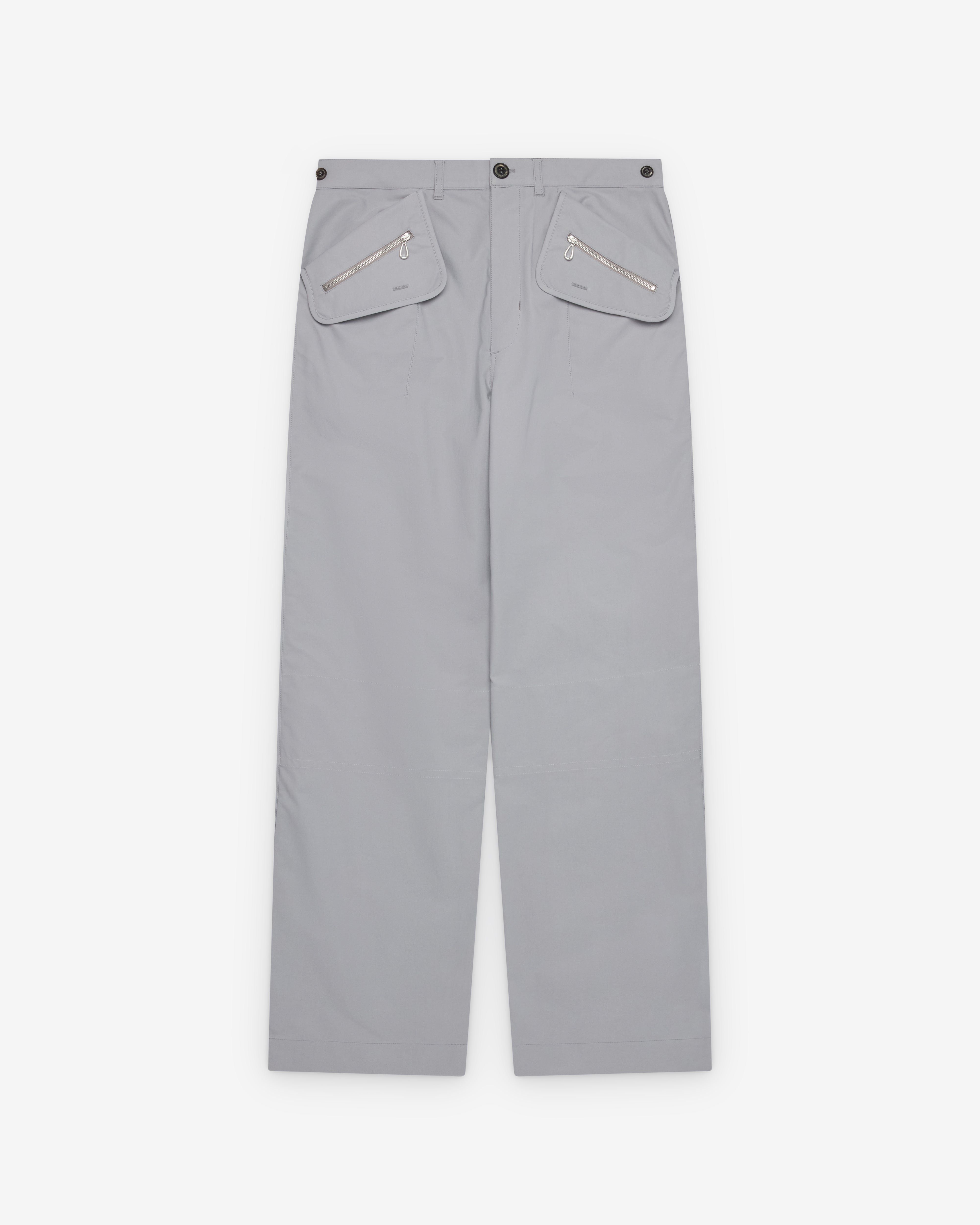 Kiko Kostadinov: Men's Komlo Trouser (Pebble Grey) | Dover Street