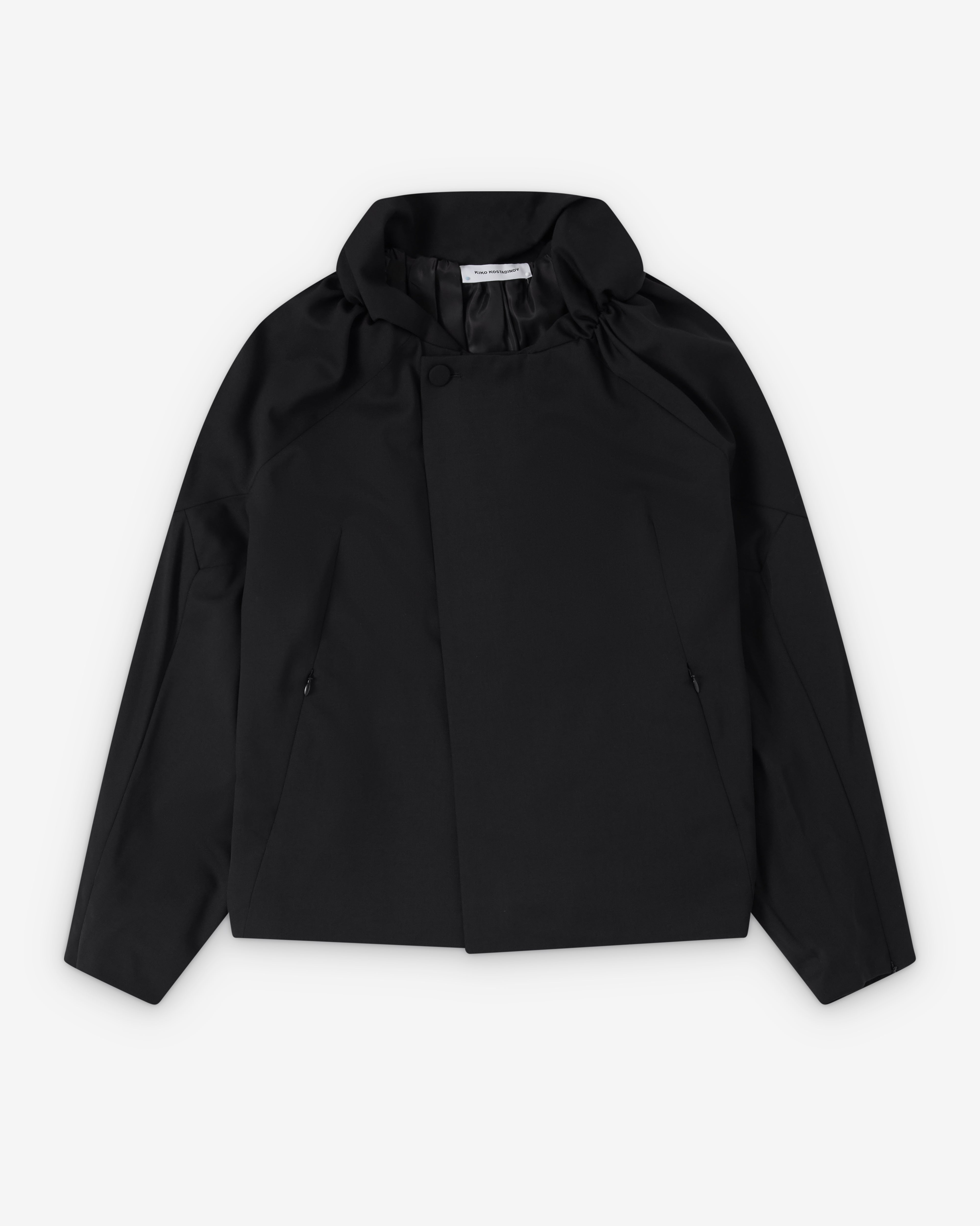 Kiko Kostadinov : Men's Helmond Gathered Blouson (Crow Black