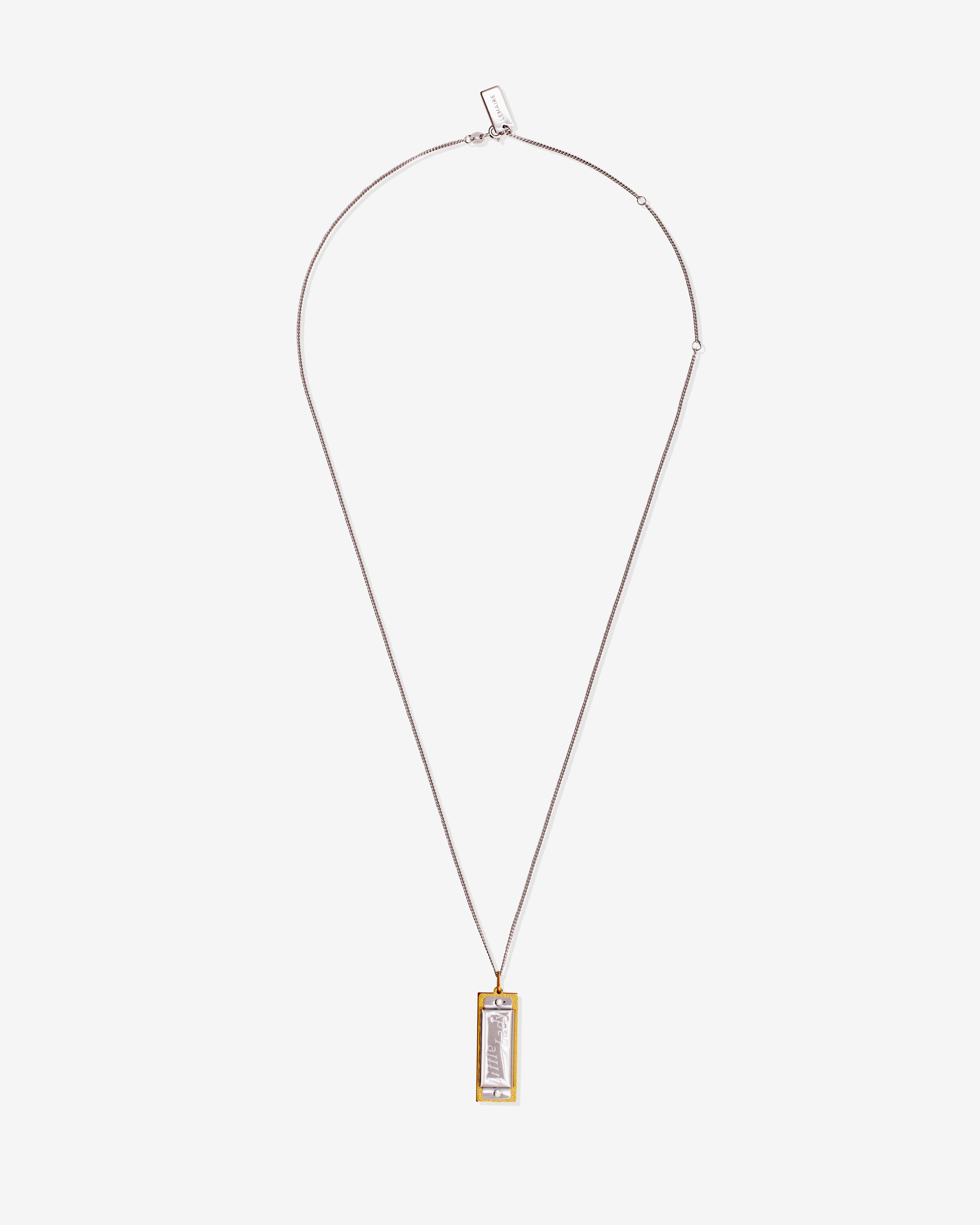 Lemaire: Women's Harmonica Necklace (Silver) | DSML E-SHOP
