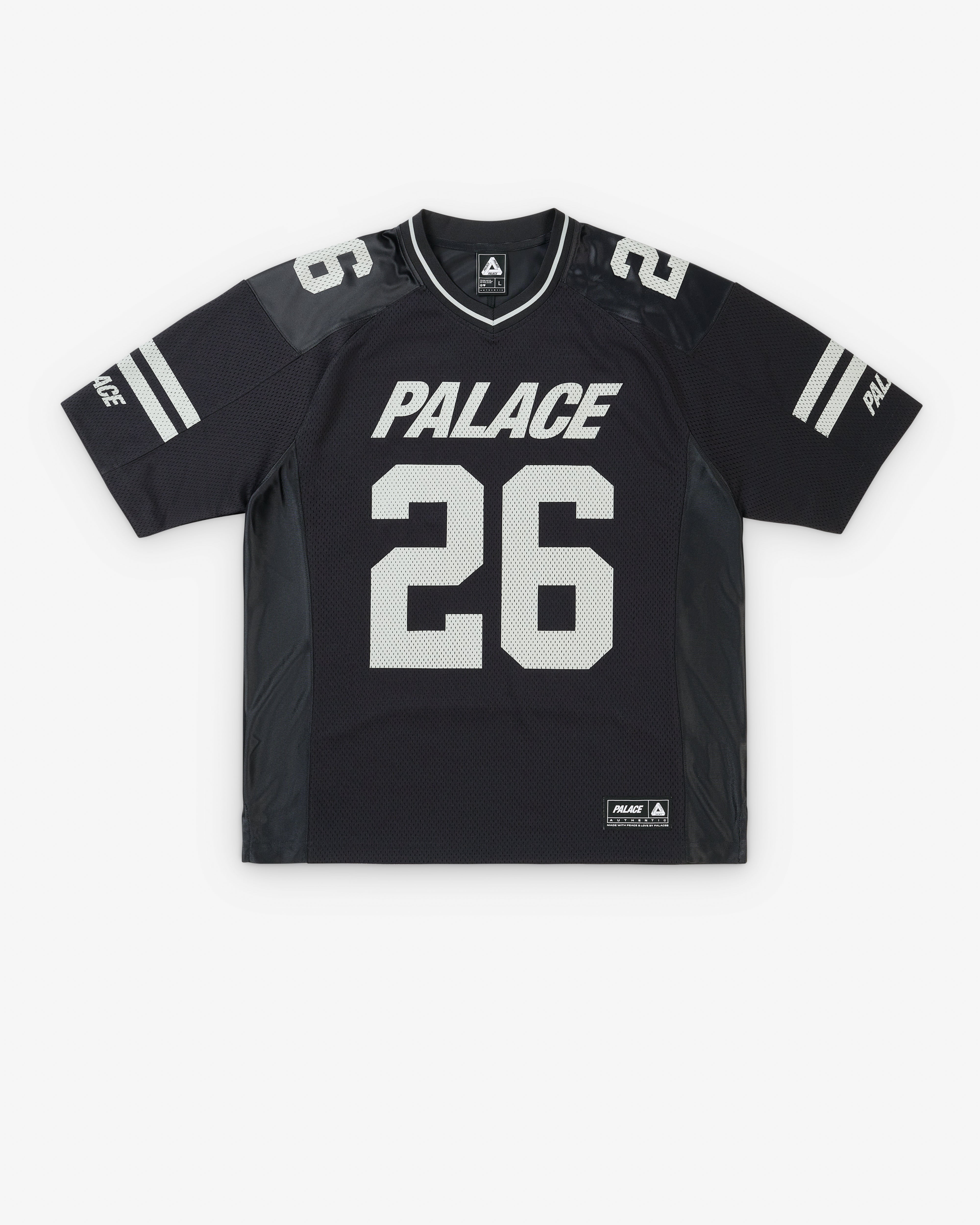 Palace: Men's Mesh Team Jersey (Black) | Dover Street Market London