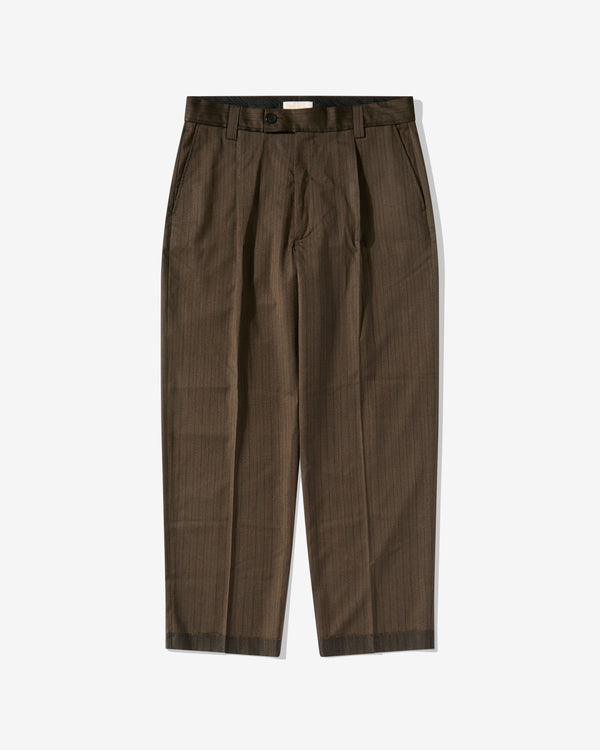 Mfpen - Men's Patch Trousers - (Vintage Pinstripe)