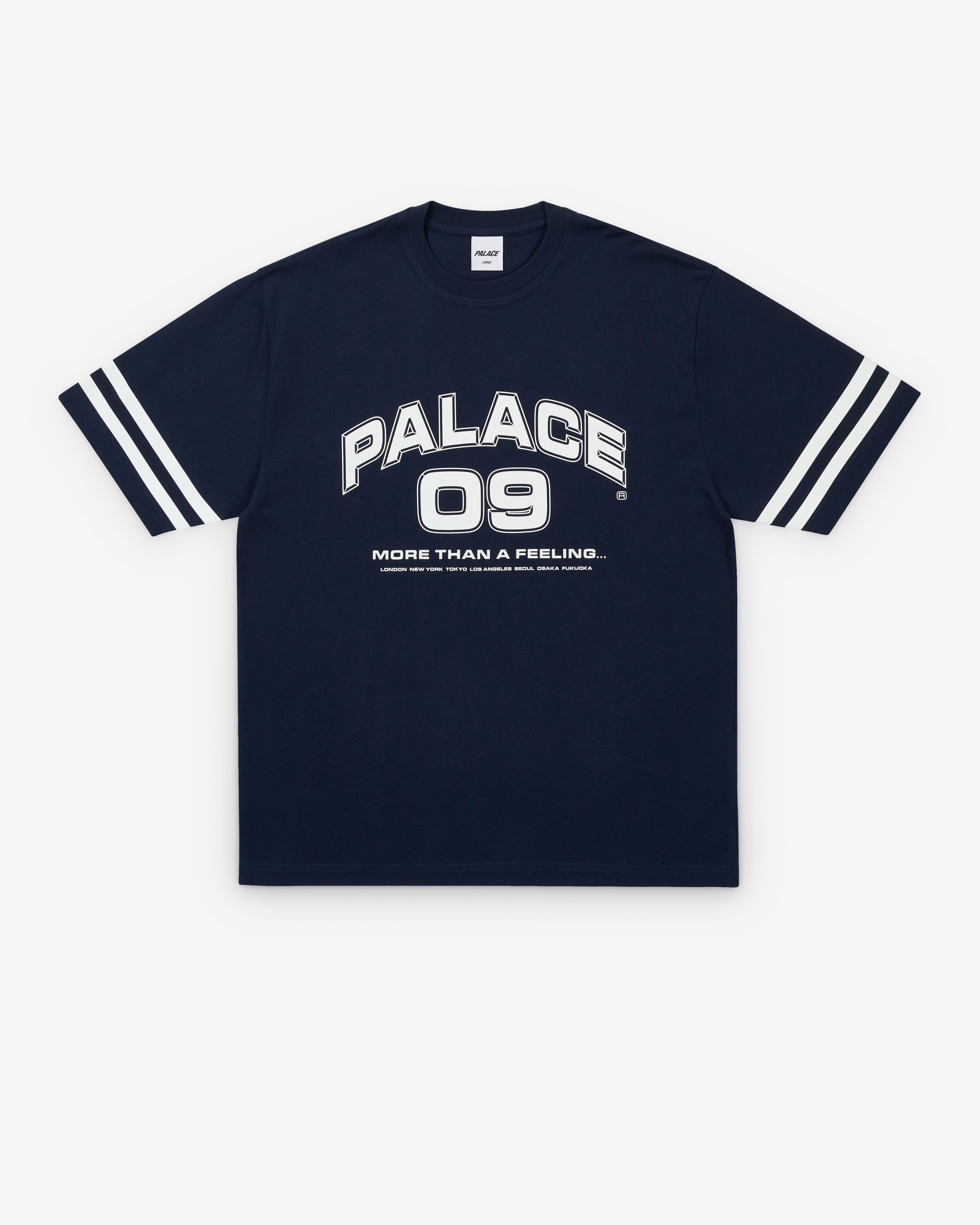 Palace: Men's More Than A Feeling T-Shirt (Navy) | DSML E-SHOP