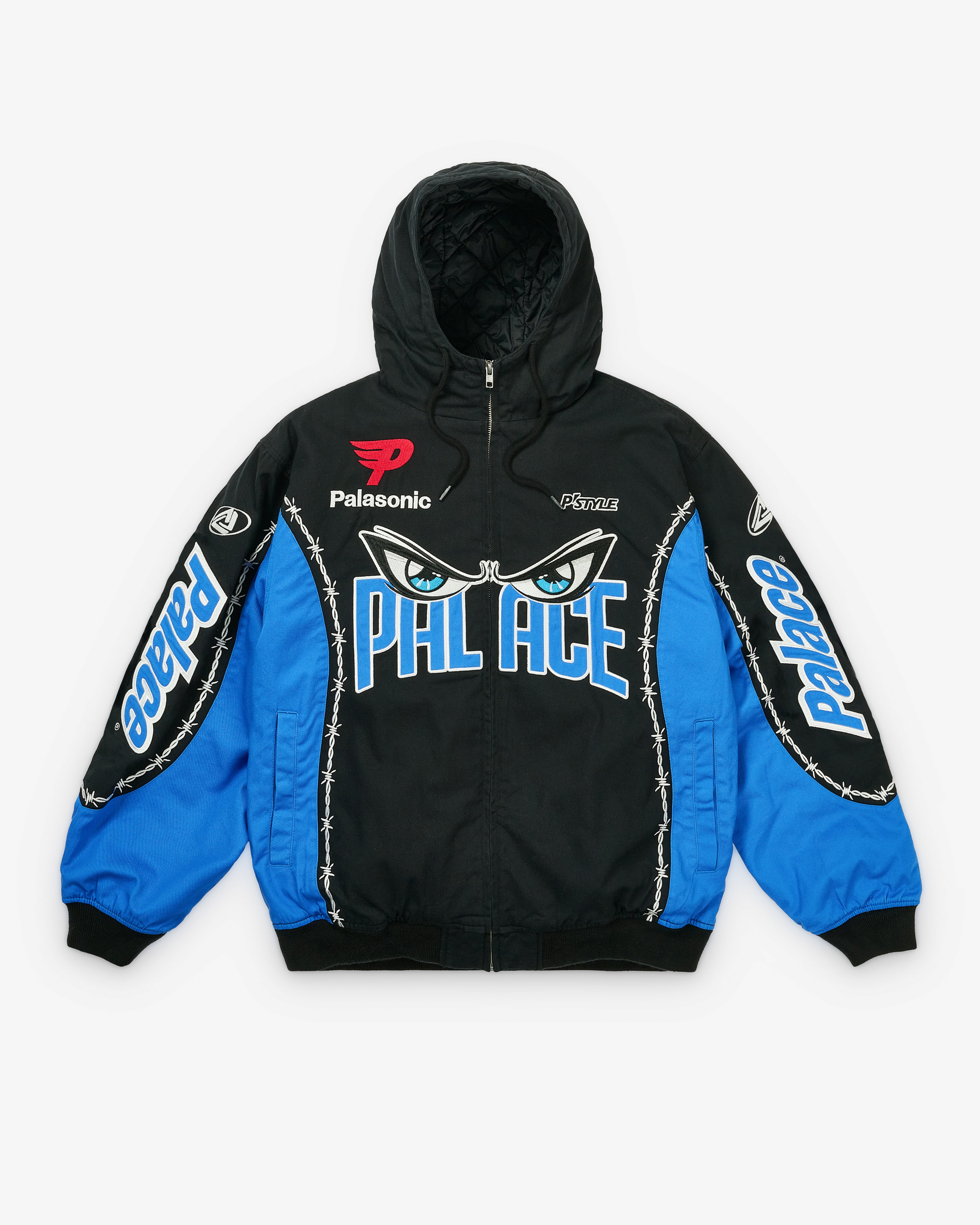Palace: Men's Need For P's Jacket (Black) | DSML E-SHOP