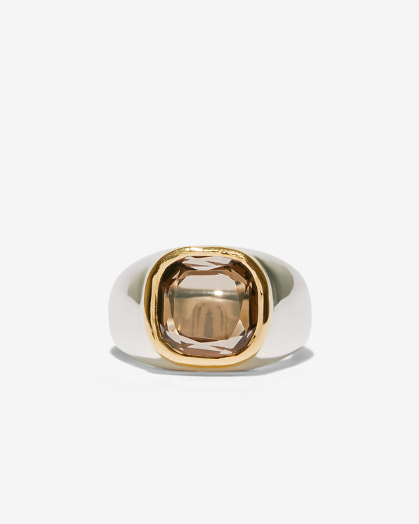 Frederick Grove -  Smokey Quartz Ring - (Silver/Gold)