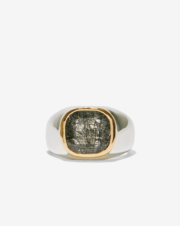 Frederick Grove -  Rutilated Quartz Ring - (Silver/Gold)