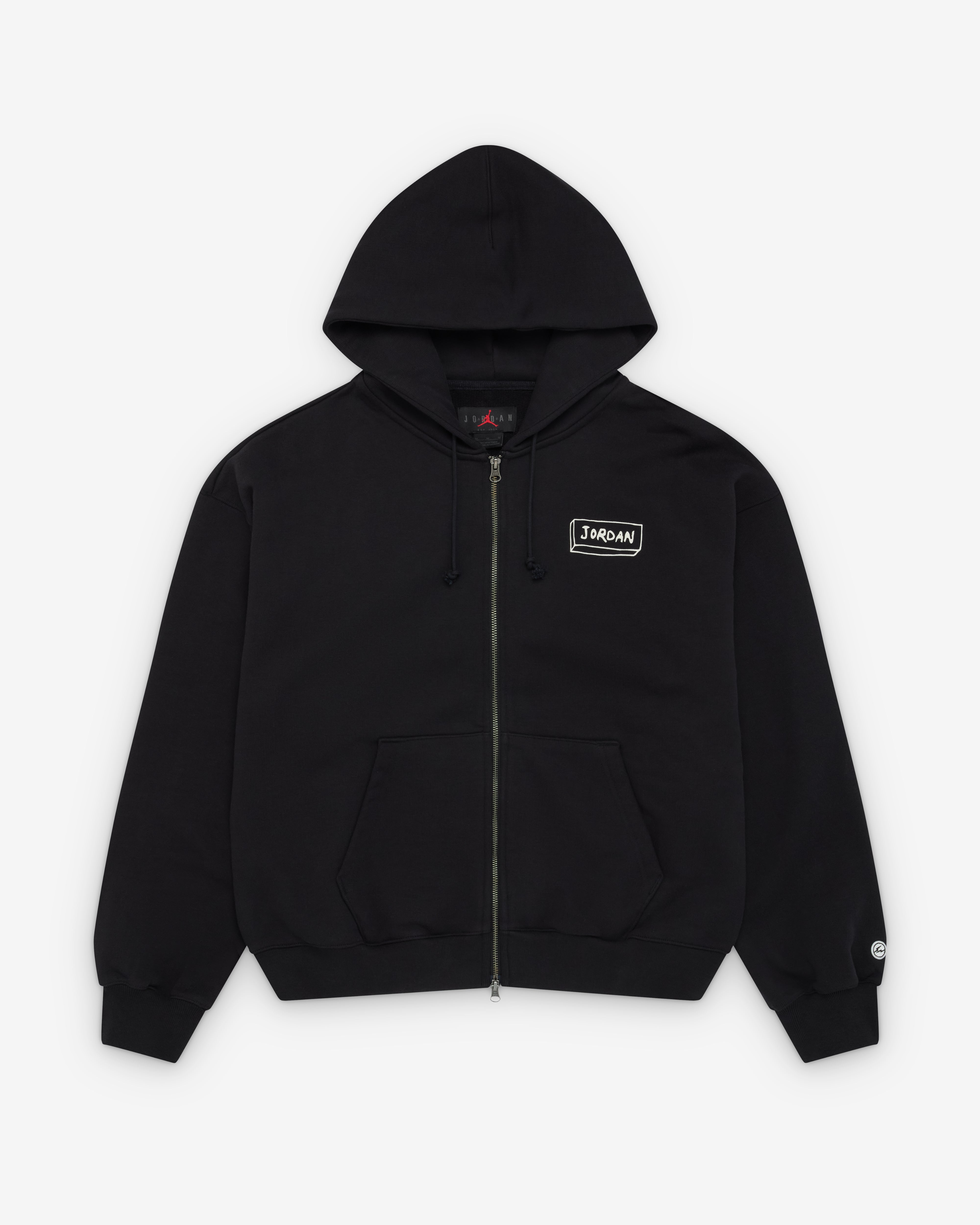 Nike: Men's Jordan Union Fragment FZ Hoodie (Black) | Dover Street