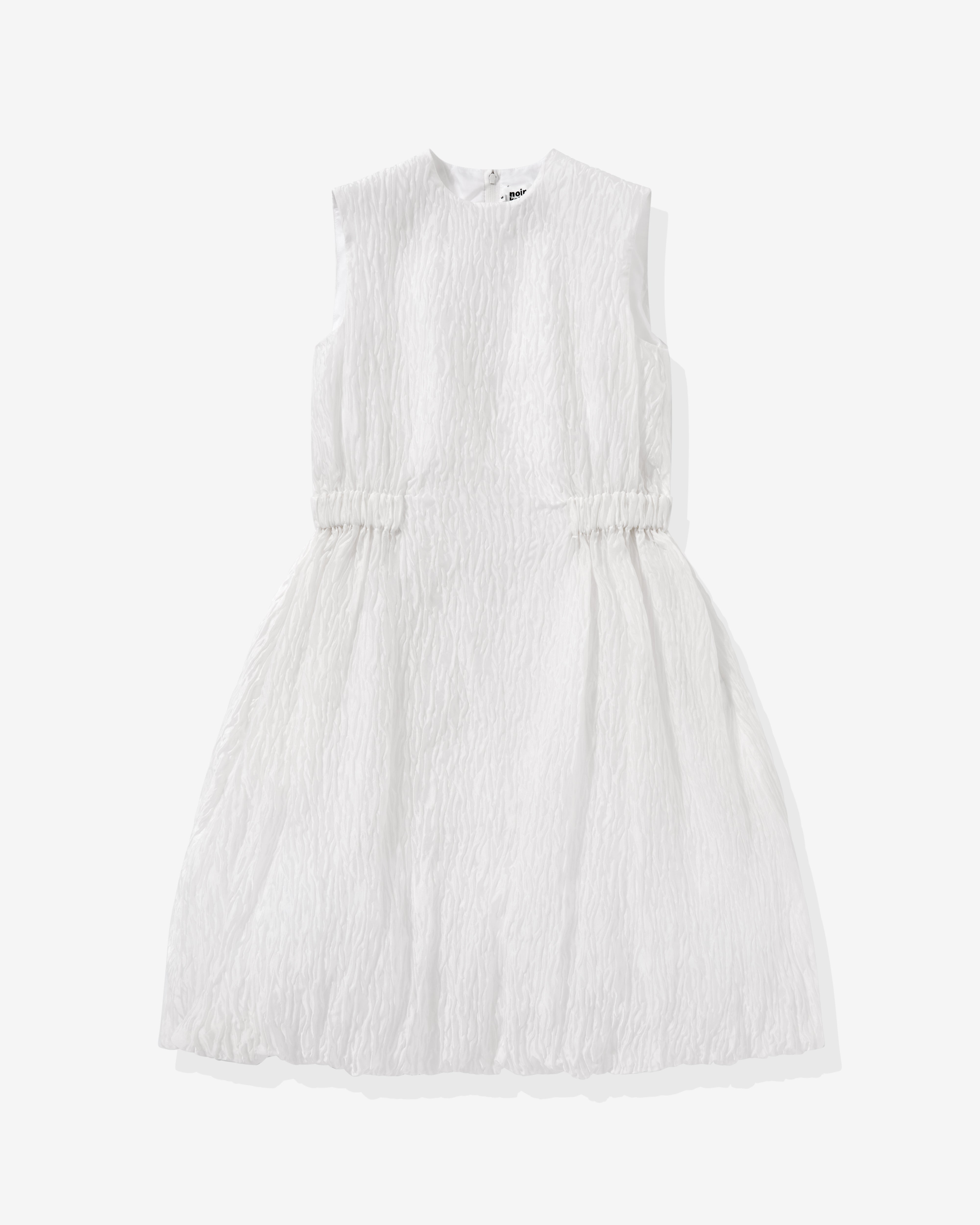 Noir Kei Ninomiya - Women's Jacquard Voluminous Dress - (White