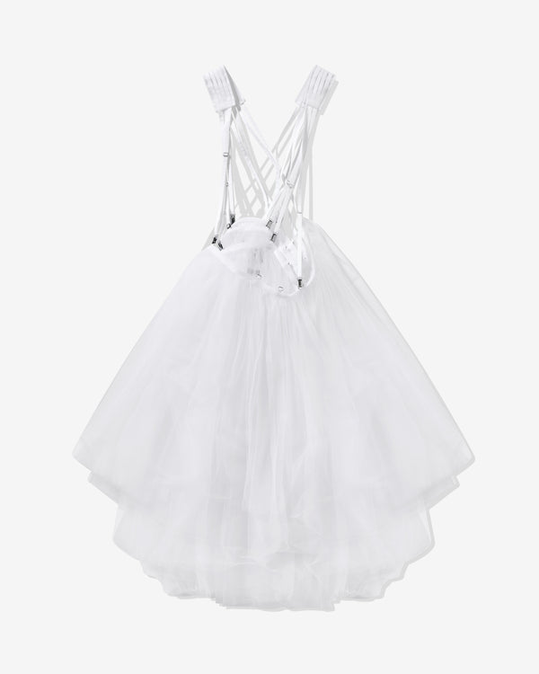 Noir Kei Ninomiya - Women's Tulle Skirt Pinafore - (White)