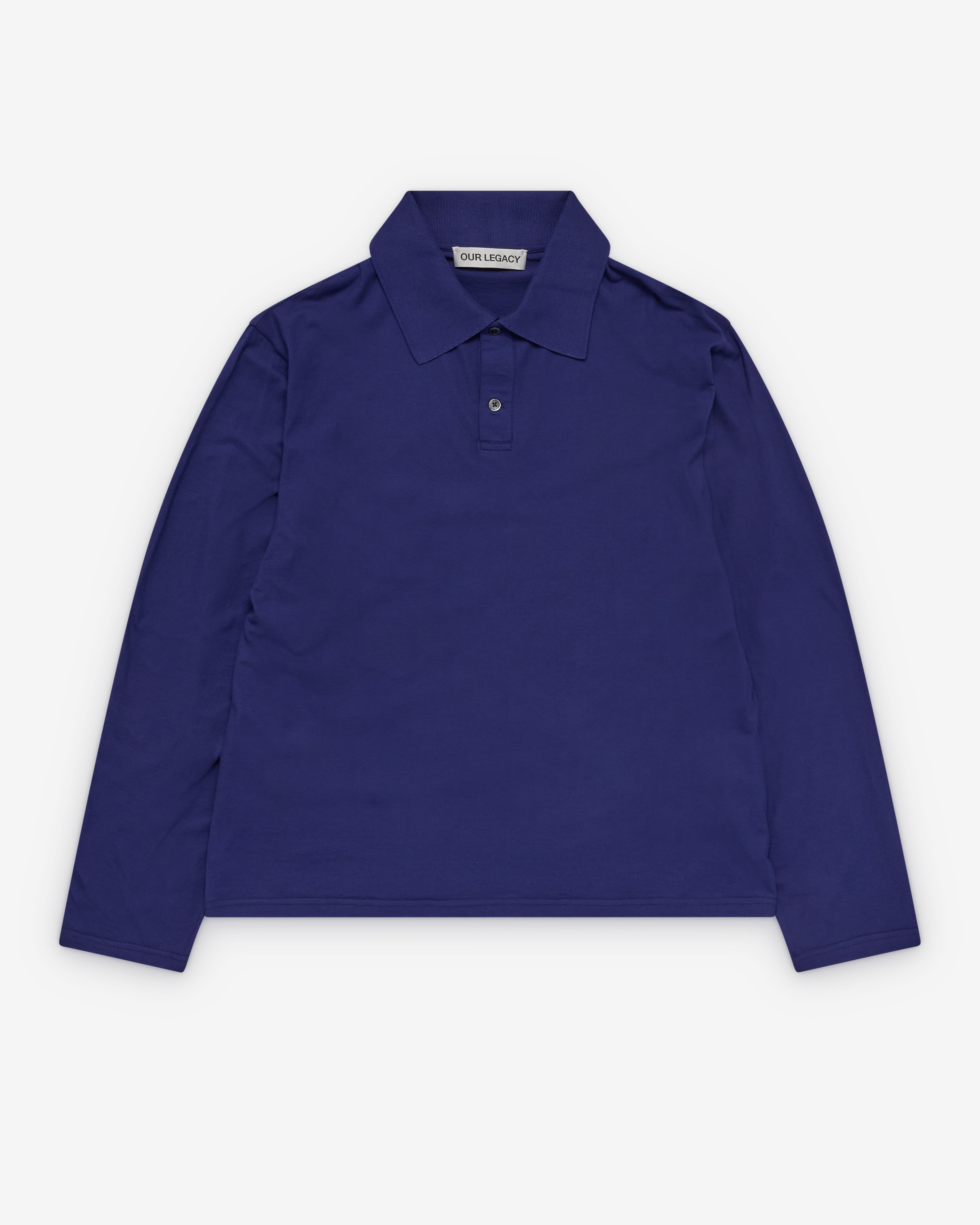 Our Legacy: Men's Rugby Longsleeve (Deep Blue) | Dover Street