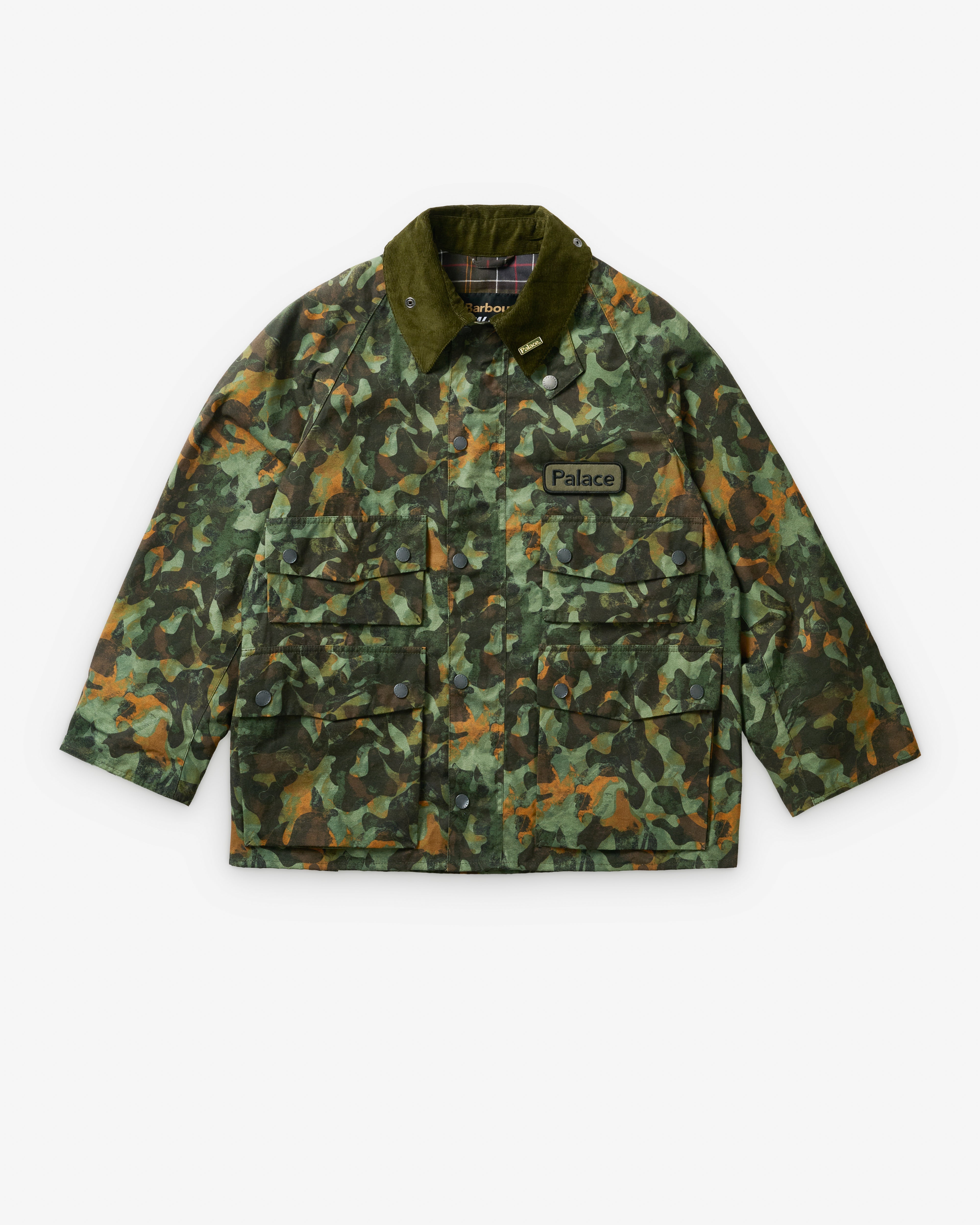 【L】palace barbour bedale casual jacket Palace: Palace Barbour Bedale Casual Jacket (Kelp Forest Camo