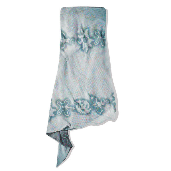 Paolina Russo - Women's Chiffon Wrapped Top - (Grey/White)