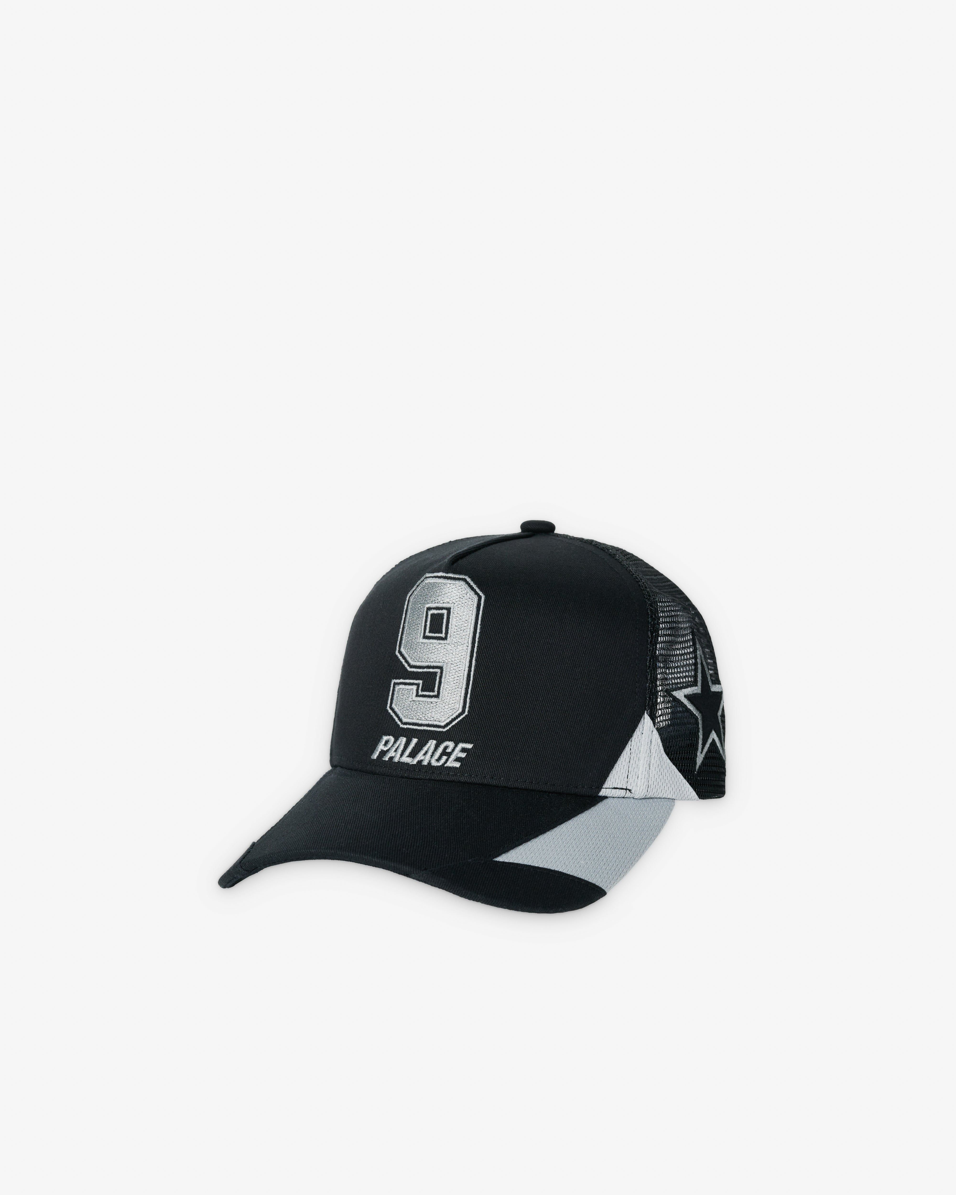 Palace: Men's PFL Trucker (Black) | Dover Street Market London