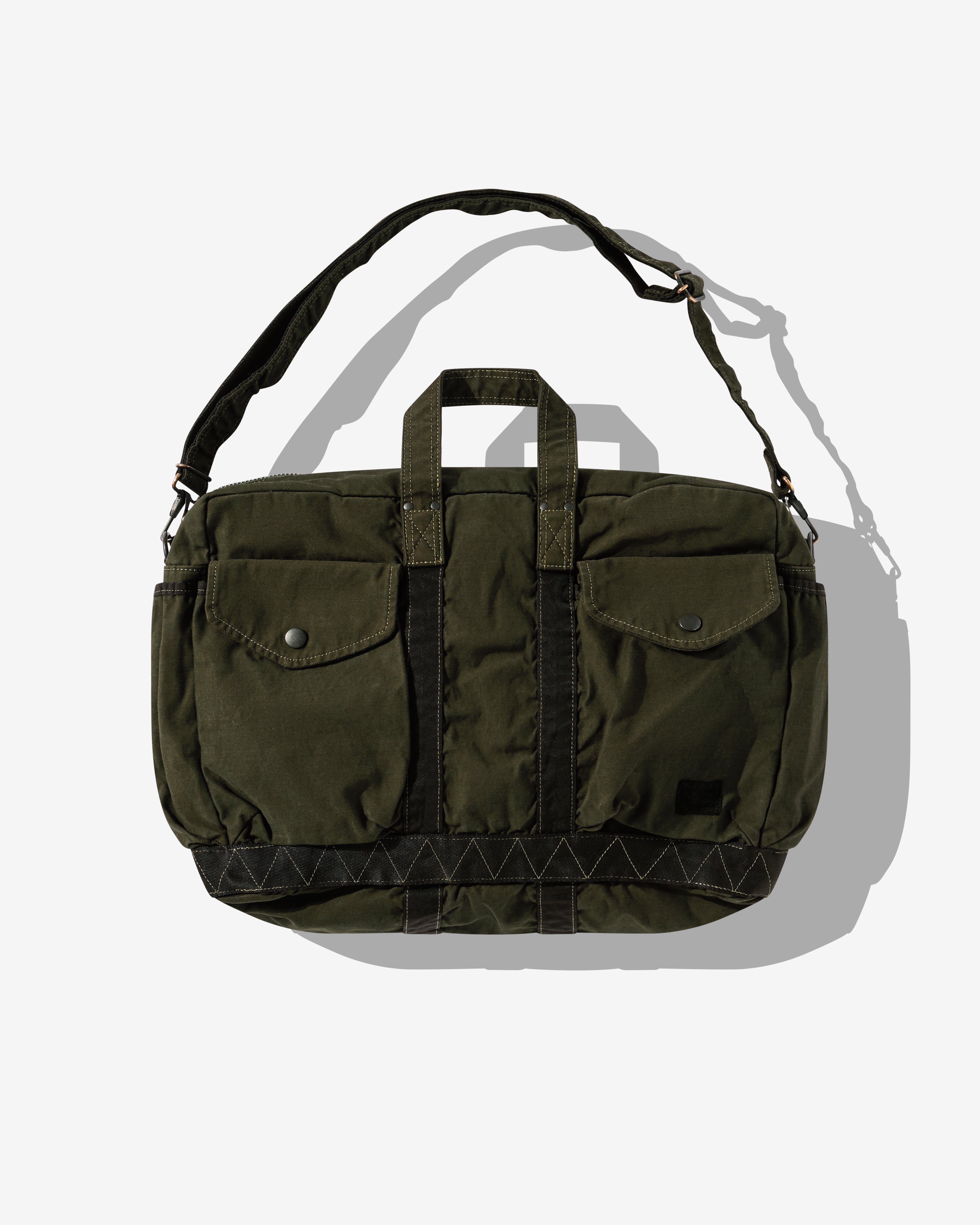 Porter - Crag 2Way Boston Bag (S) - (Khaki) | Dover Street Market