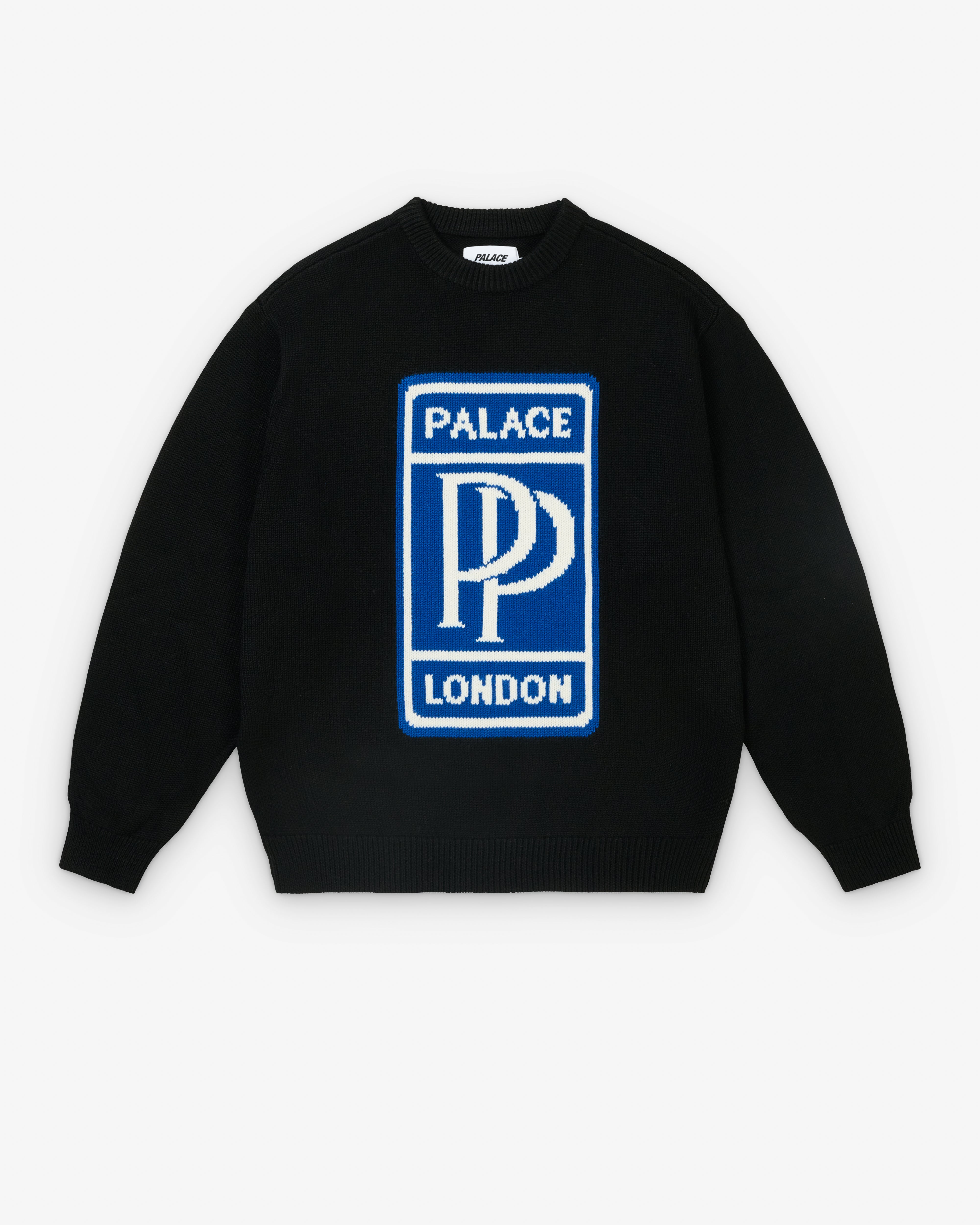 Palace: Men's PP Knit (Black) | Dover Street Market London