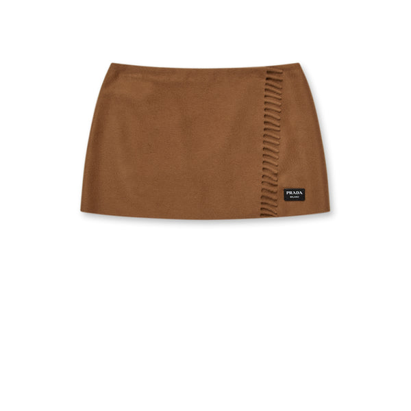 Prada - Women’s Wrap Skirt - (Brown)