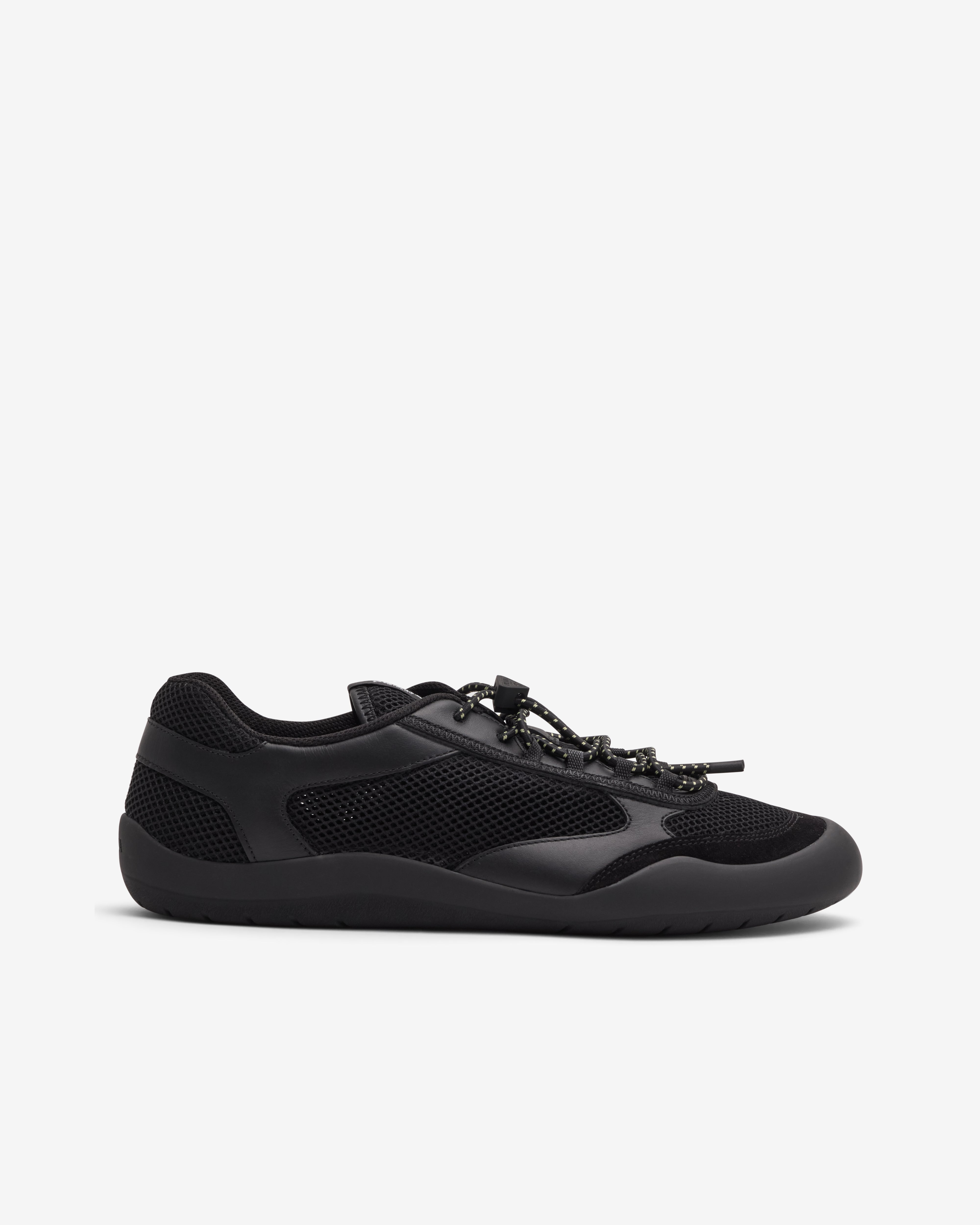 Prada : Men's Mesh Fabric Sneakers (Black) | Dover Street Market