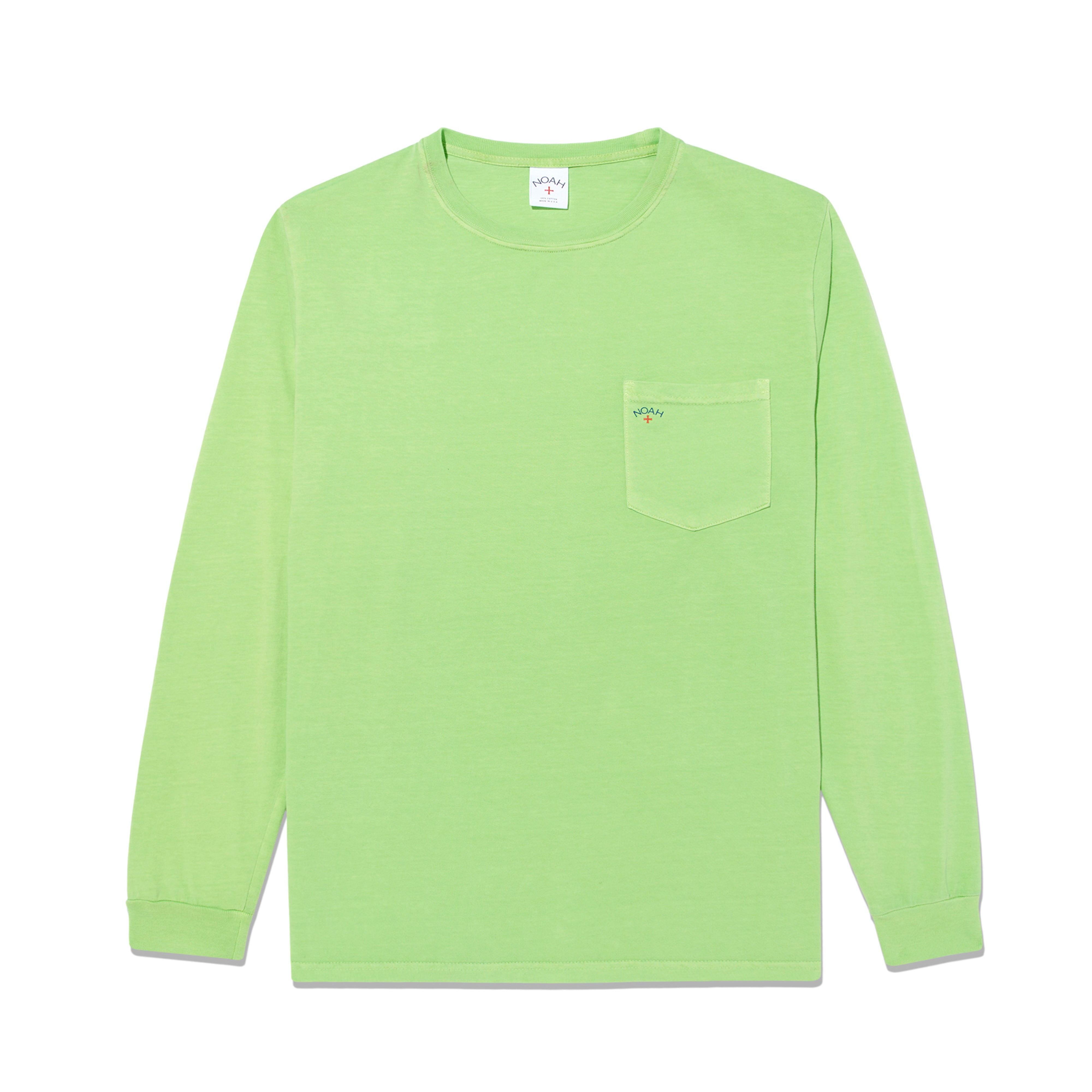 Noah - Men’s Long Sleeve Core Logo Pocket T-Shirt - (Jasmine)