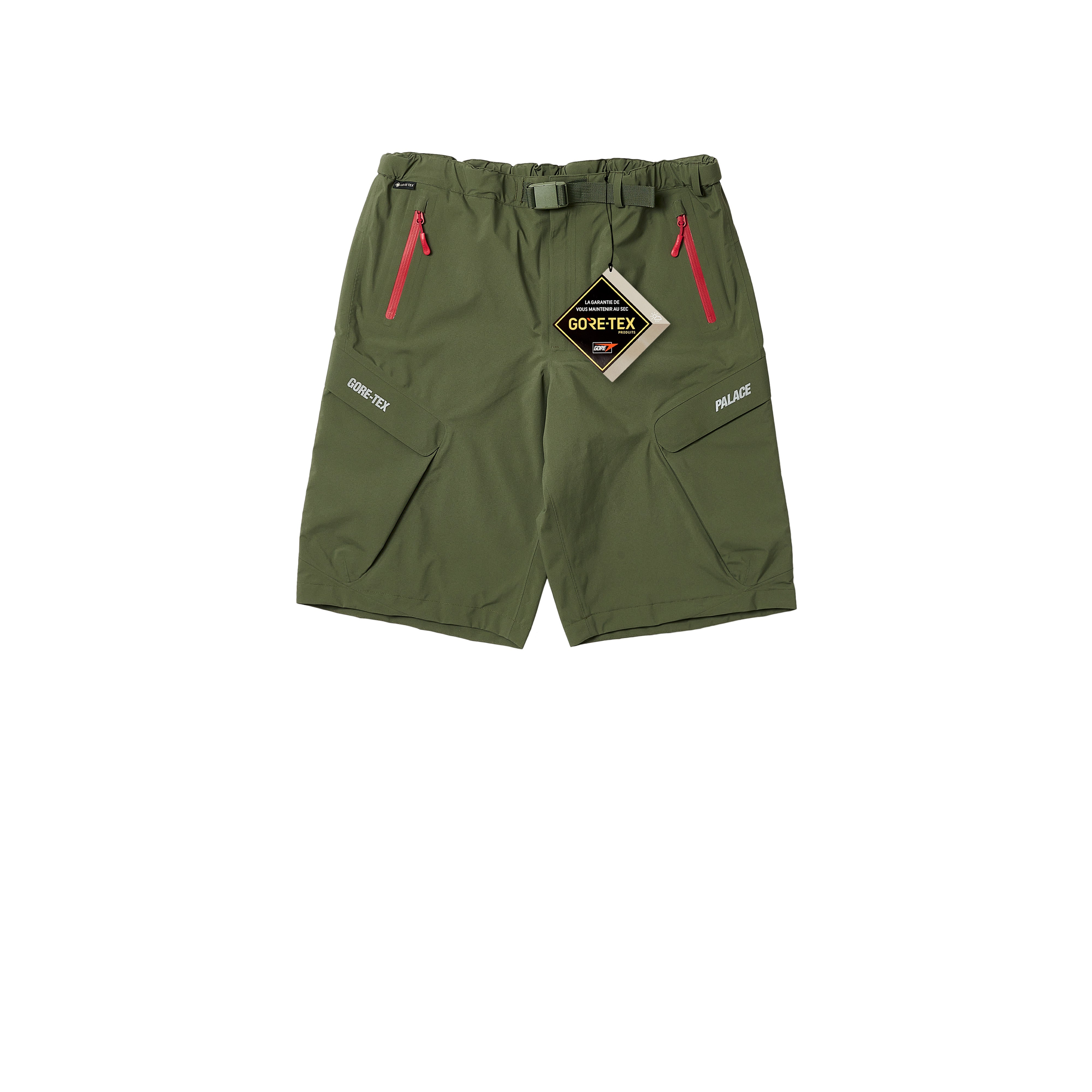 Palace - Gore-Tex R-Tek Cargo Short - (Olive) | Dover Street