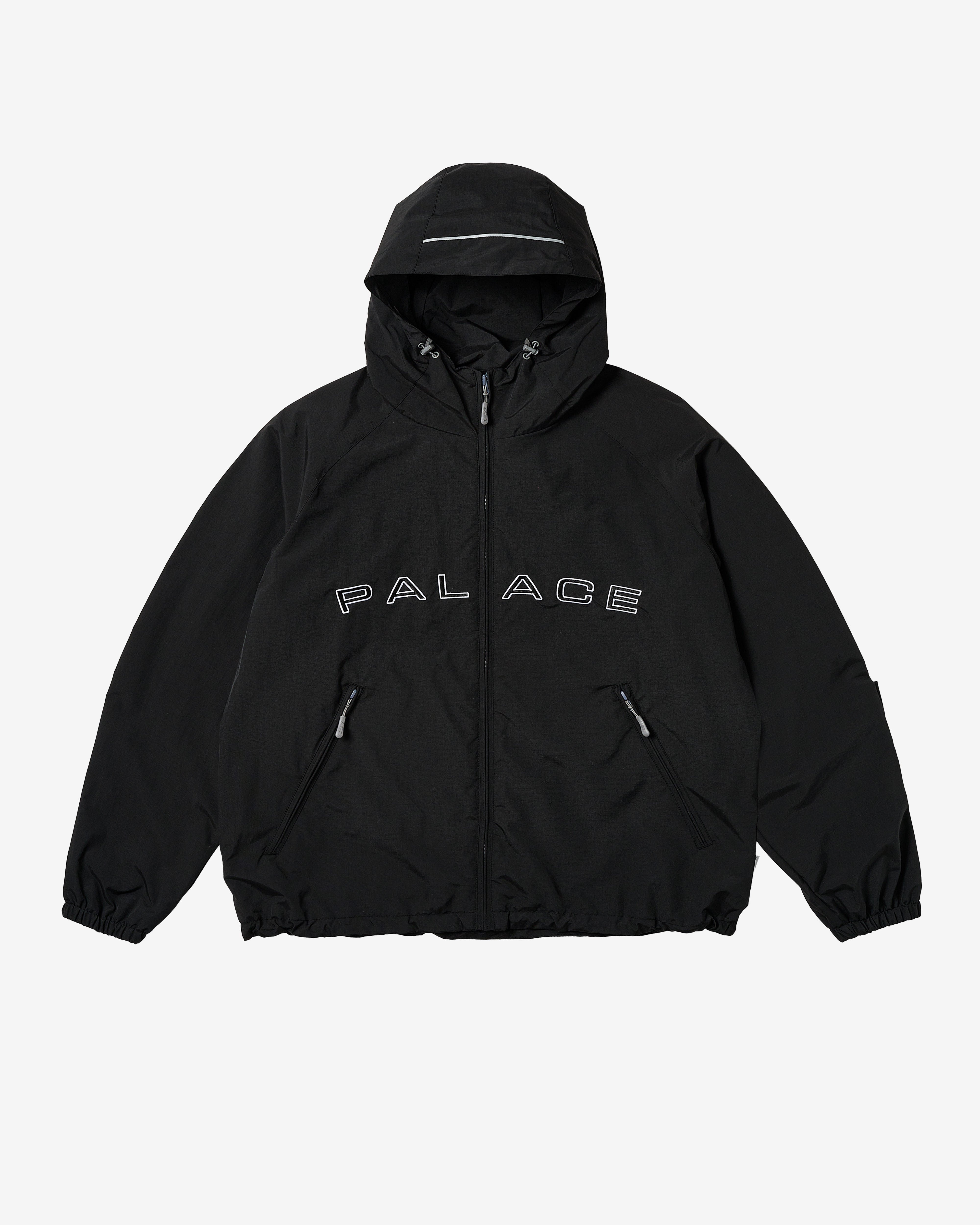 Palace - Men's Arc Shell Hooded Jacket - (Black) | Dover Street