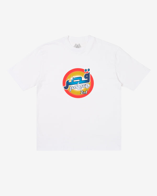 Palace - Men's Washed T-Shirt - (White)