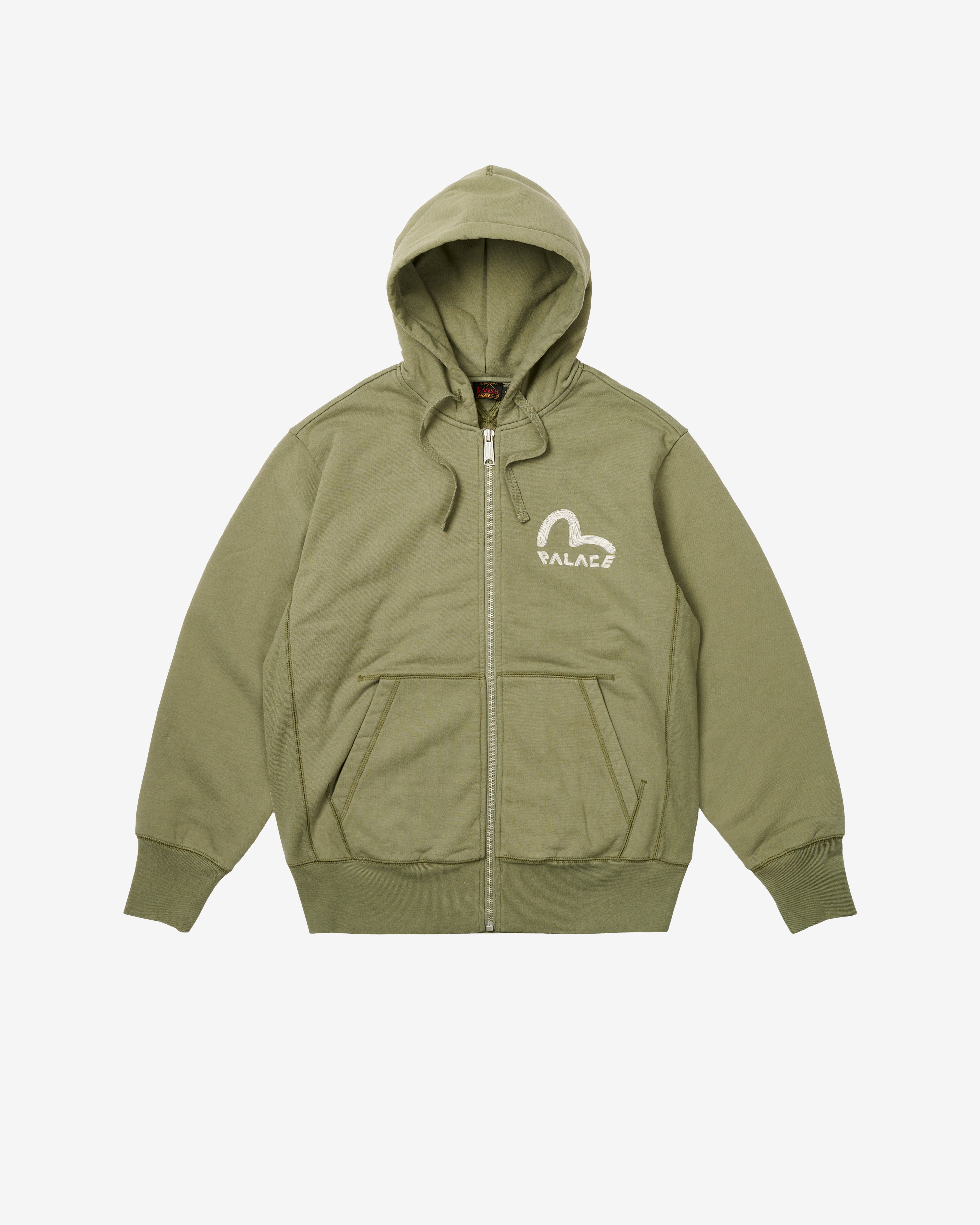 Palace - Men's Palace Evisu Zip Hood - (Olive)