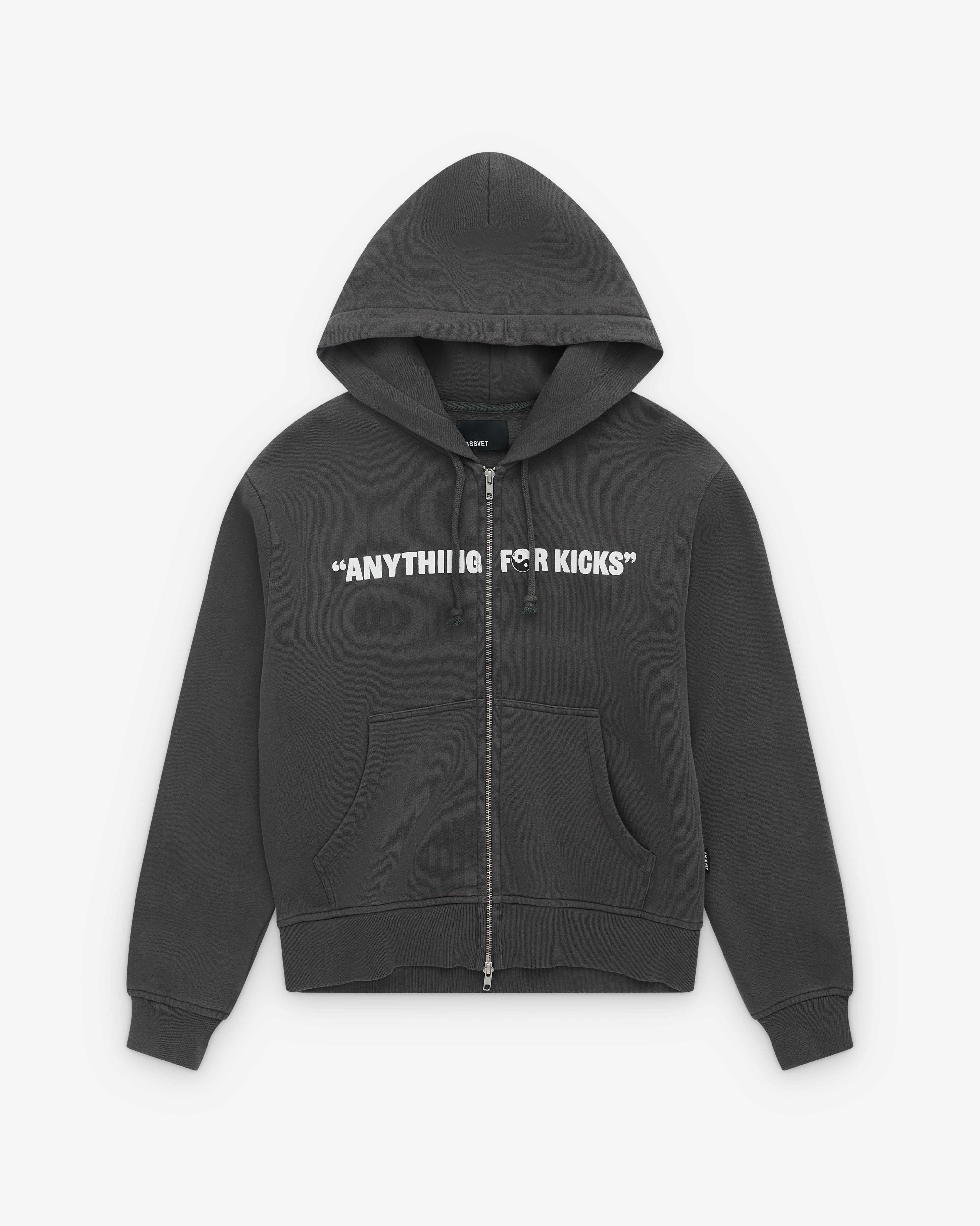 新品 Rene ❁ Winter コレクション Knit Hoodie 36 Rassvet: Men's Dojo Zip Hoodie Knit (Black) | Dover Street Market
