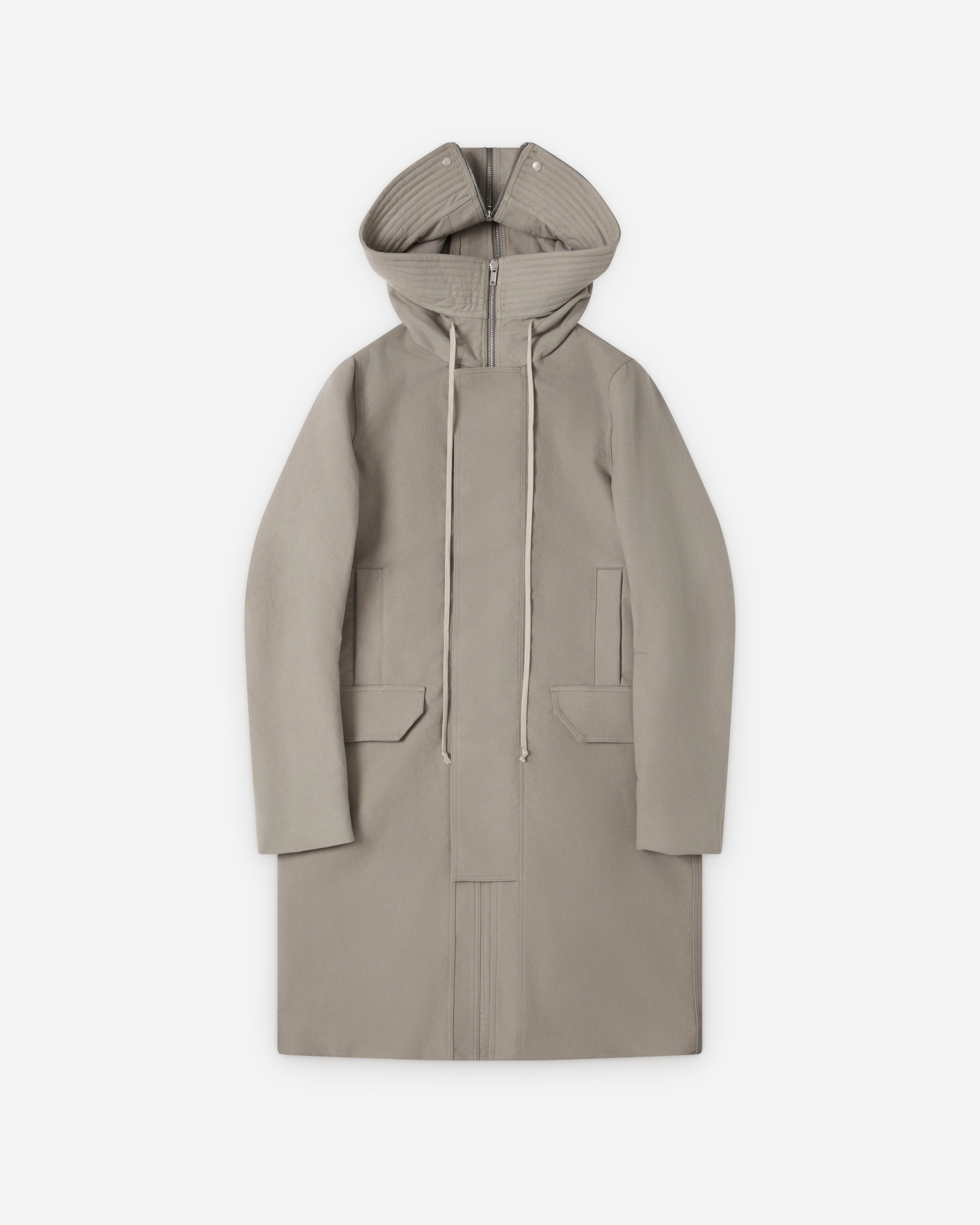 Rick Owens : Men's Woven Megaparka (Dark Pearl) | Dover Street