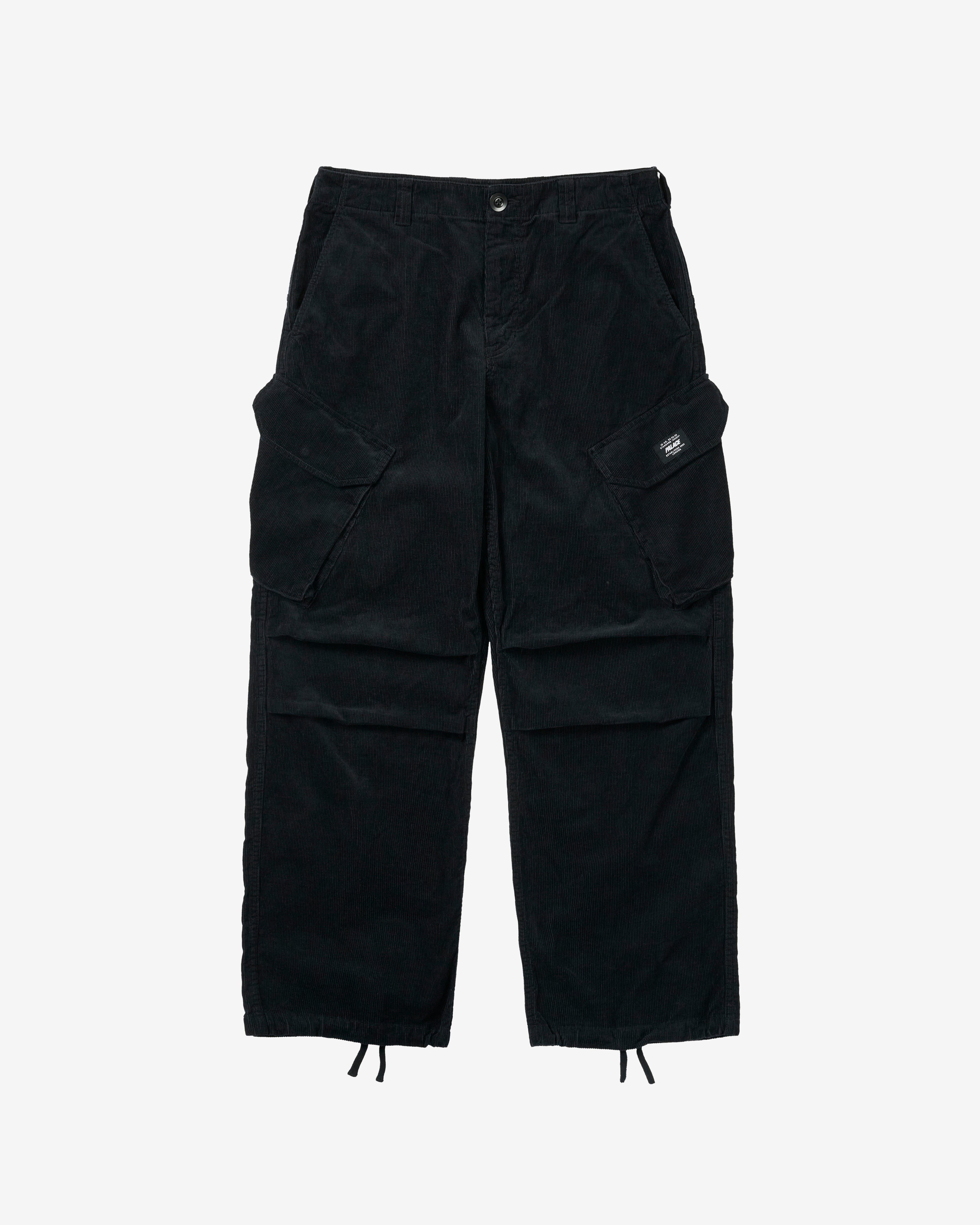 パンツ PALACE RN CORD CARGO TROUSER Palace: Men's Rn Cord Cargo Trouser (Black) | DSML E-SHOP