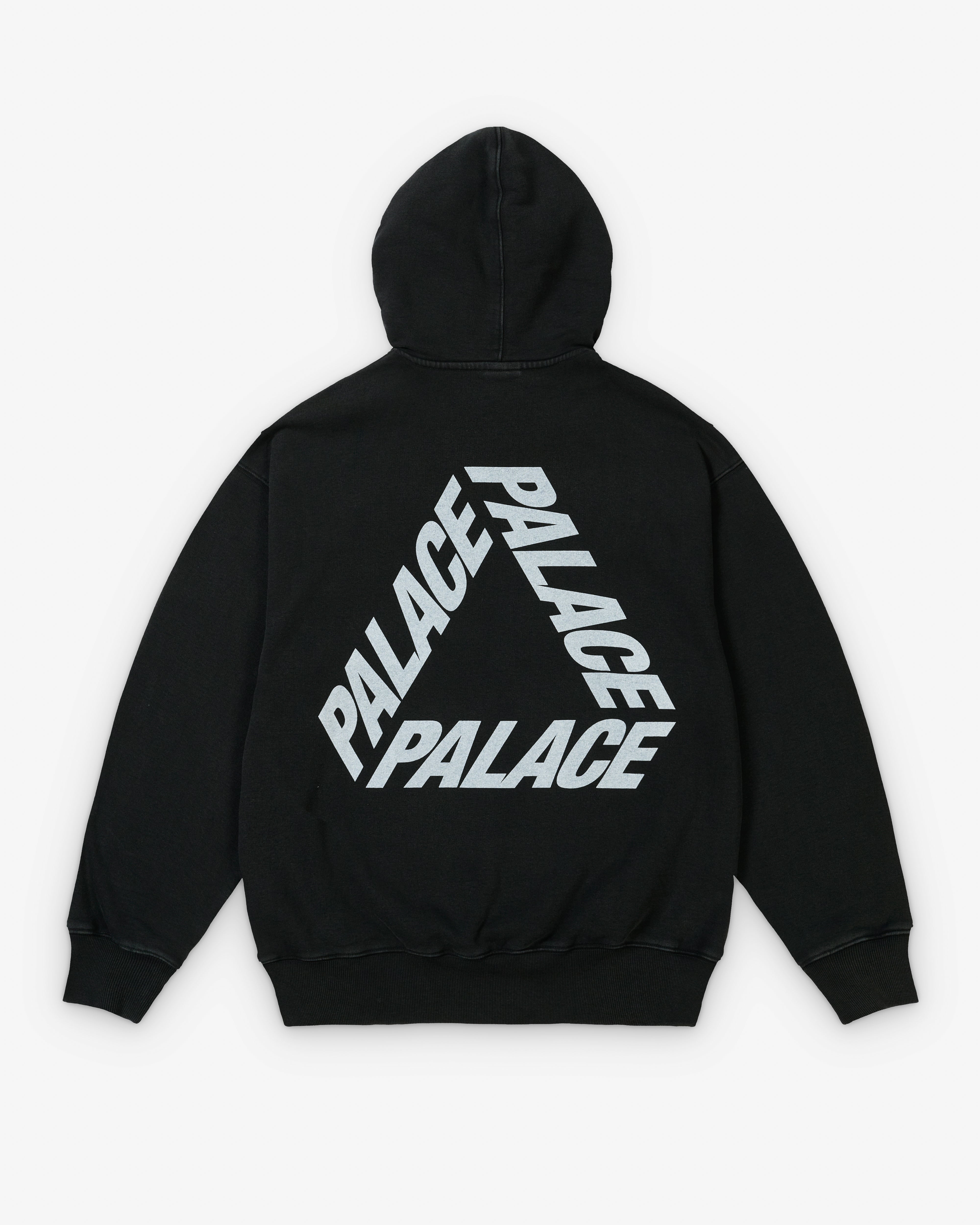 Palace: Men's Rubbed P3 Hood (Black) | Dover Street Market London