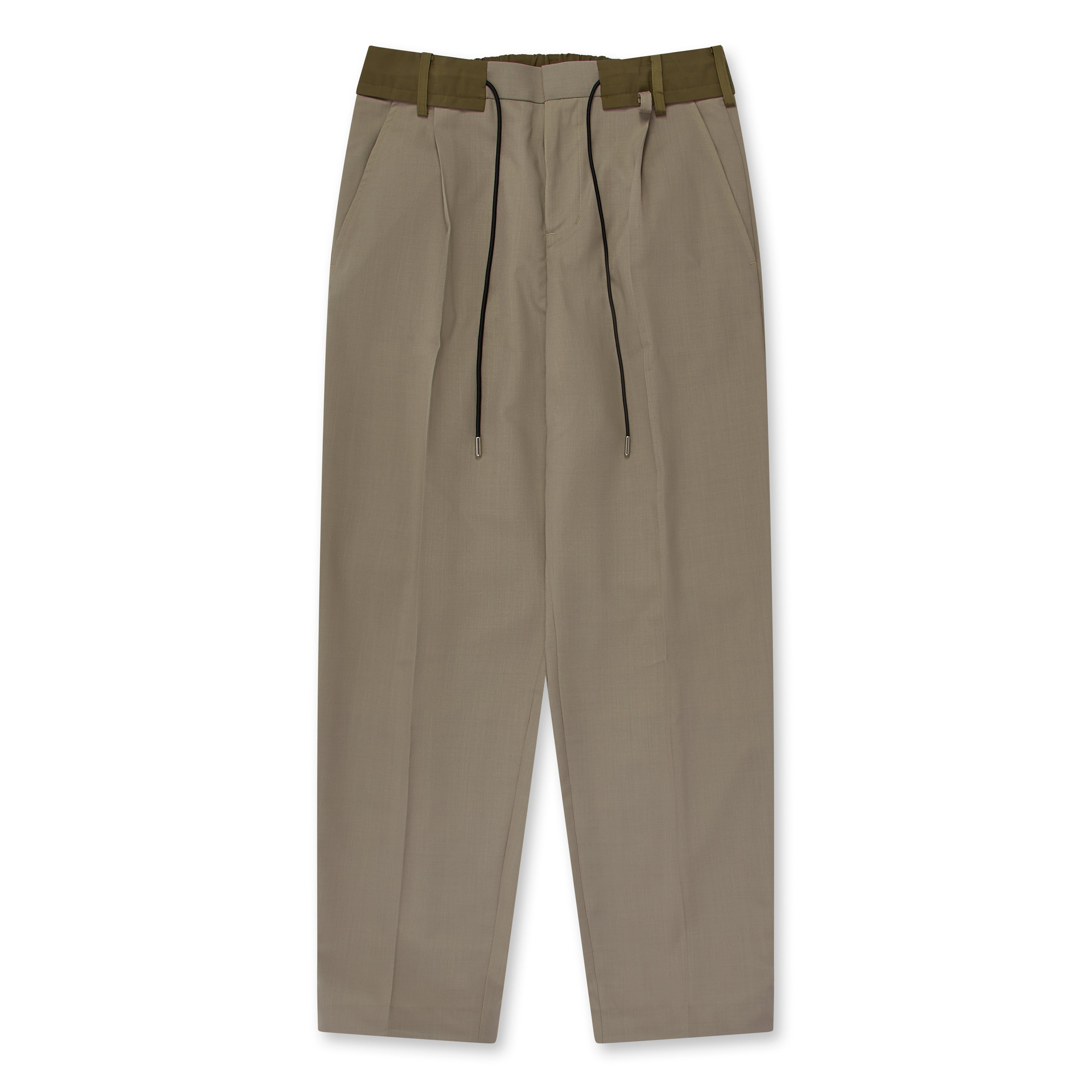 Sacai - Men's Suiting Pants - (Brown) | Dover Street Market E-Shop