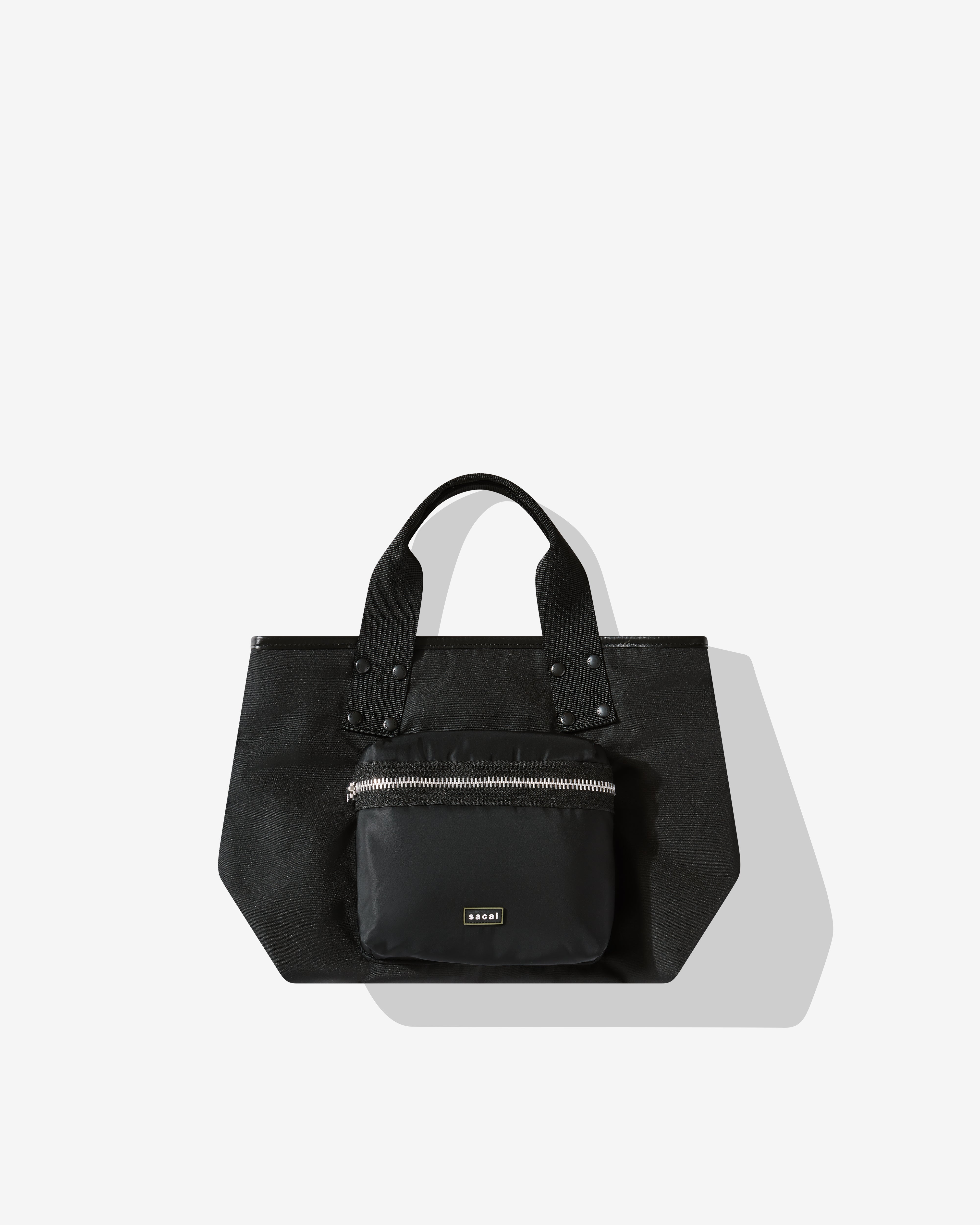sacai - Medium Tote Bag - (Black) | Dover Street Market E-Shop 